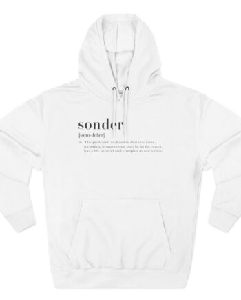 Sonder Definition Three-Panel Fleece Hoodie
