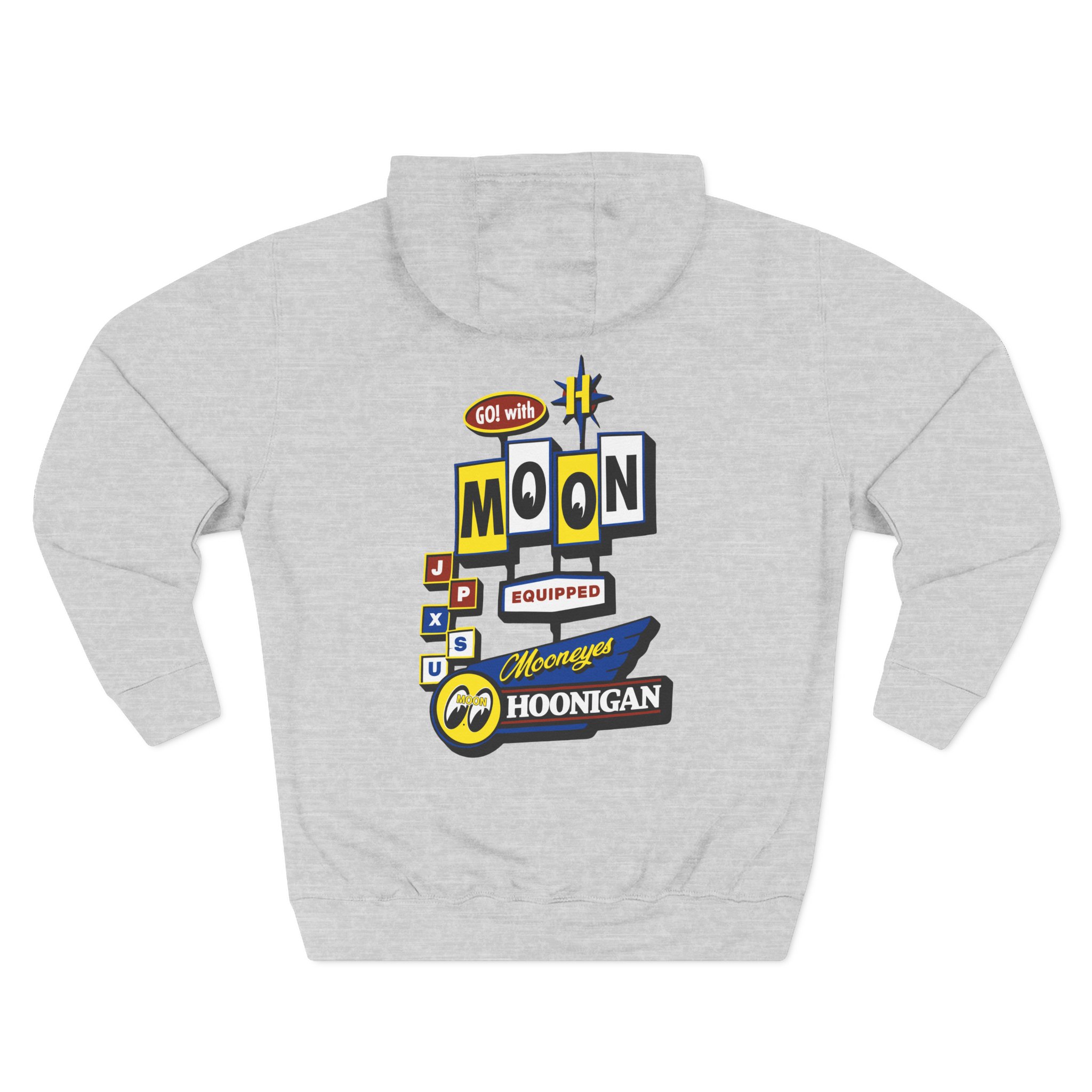 Ken Block Hoonigan X Mooneyes Moonmotel Three-Panel Fleece Hoodie