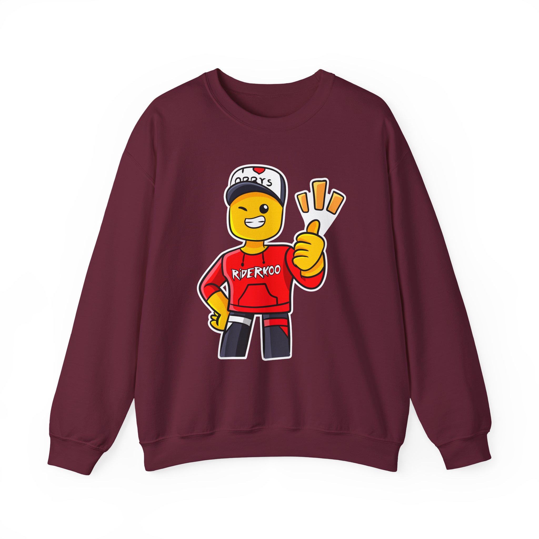 Roblox Thumbs Up Unisex Heavy Blendâ„¢ Crewneck Sweatshirt