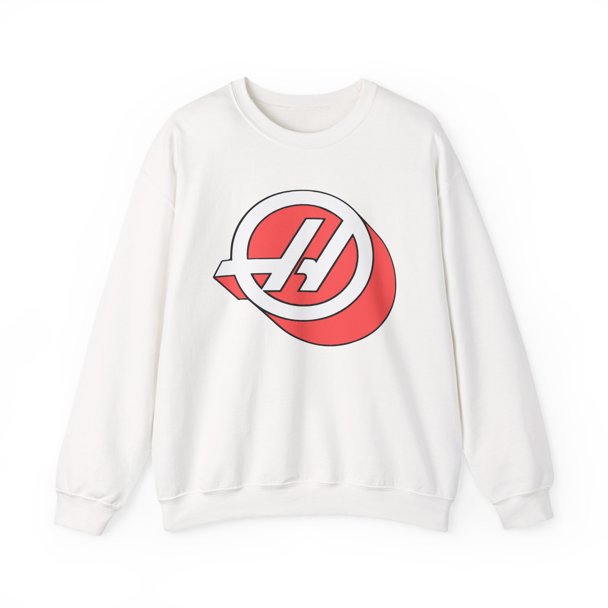 Haas F1 3d Roundel Unisex Heavy Blendâ„¢ Crewneck Sweatshirt