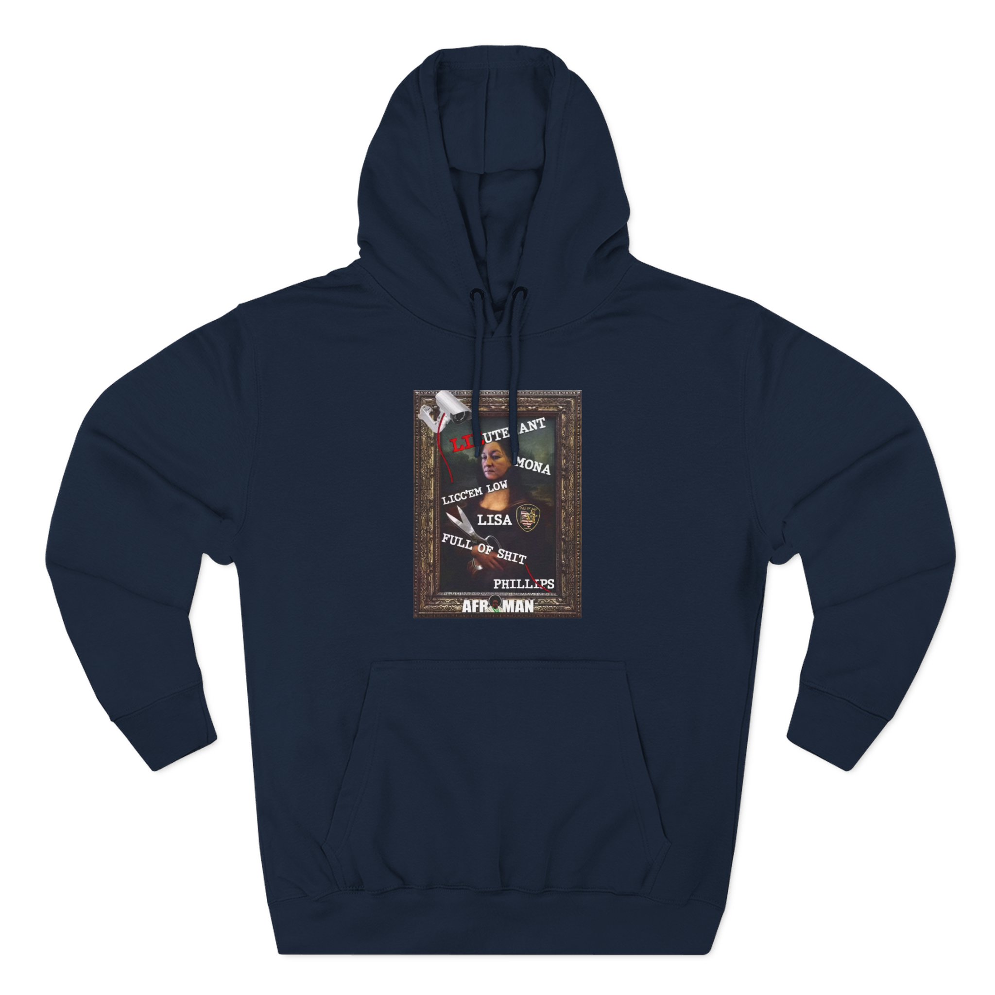 Afroman Lt Licc’em Low Lisa Full of Shit Phillips Three-Panel Fleece Hoodie