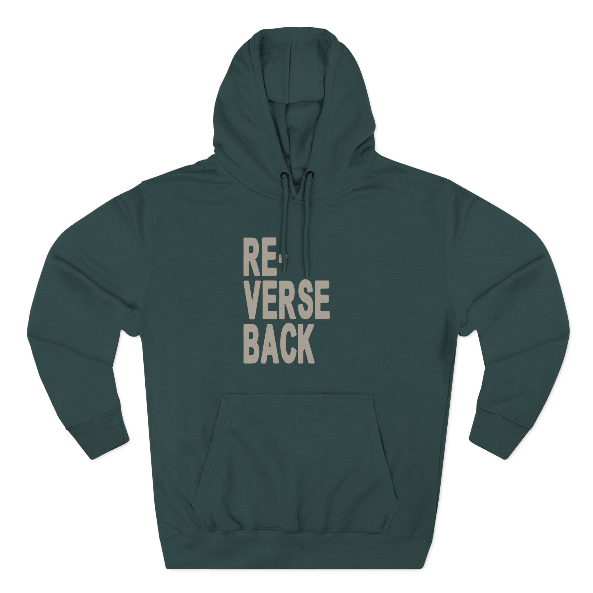 Armchair Expert Reverse Back Three-Panel Fleece Hoodie