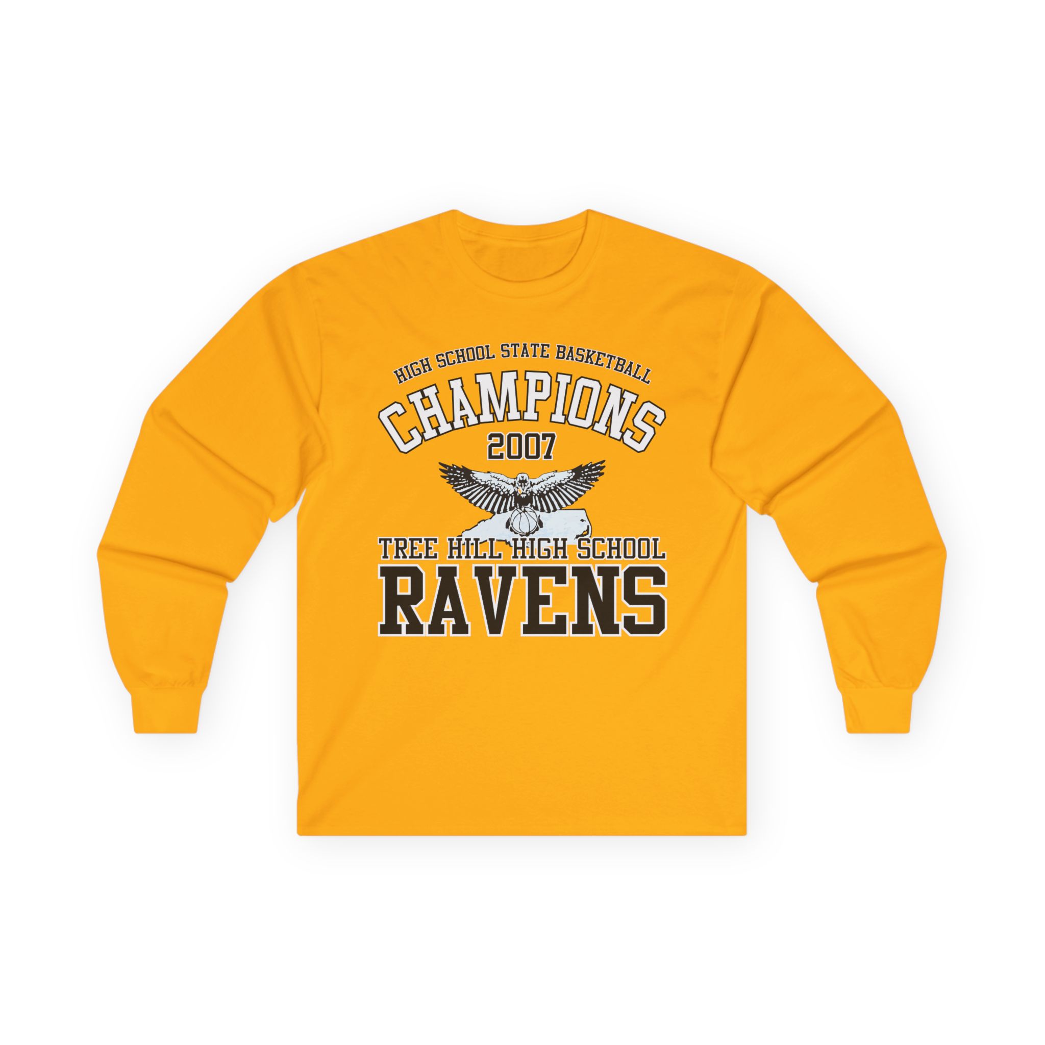 Tree Hill Ravens High School Champions One Tree Hill Unisex Ultra Cotton Long Sleeve Tee