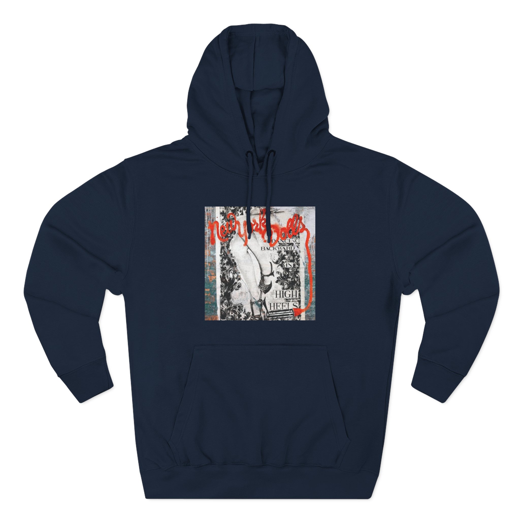 New York Dolls Dancing Backward Album Three-Panel Fleece Hoodie