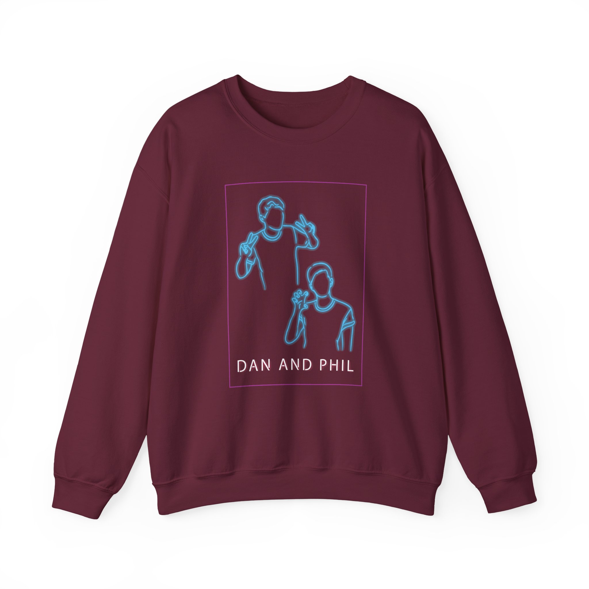 Dan And Phil Neon Unisex Heavy Blendâ„¢ Crewneck Sweatshirt