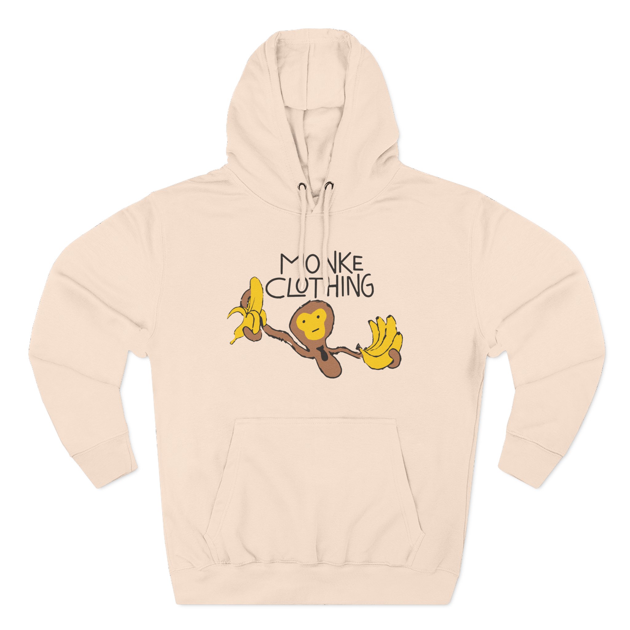 Spoonkid Basquiat Monke Three-Panel Fleece Hoodie