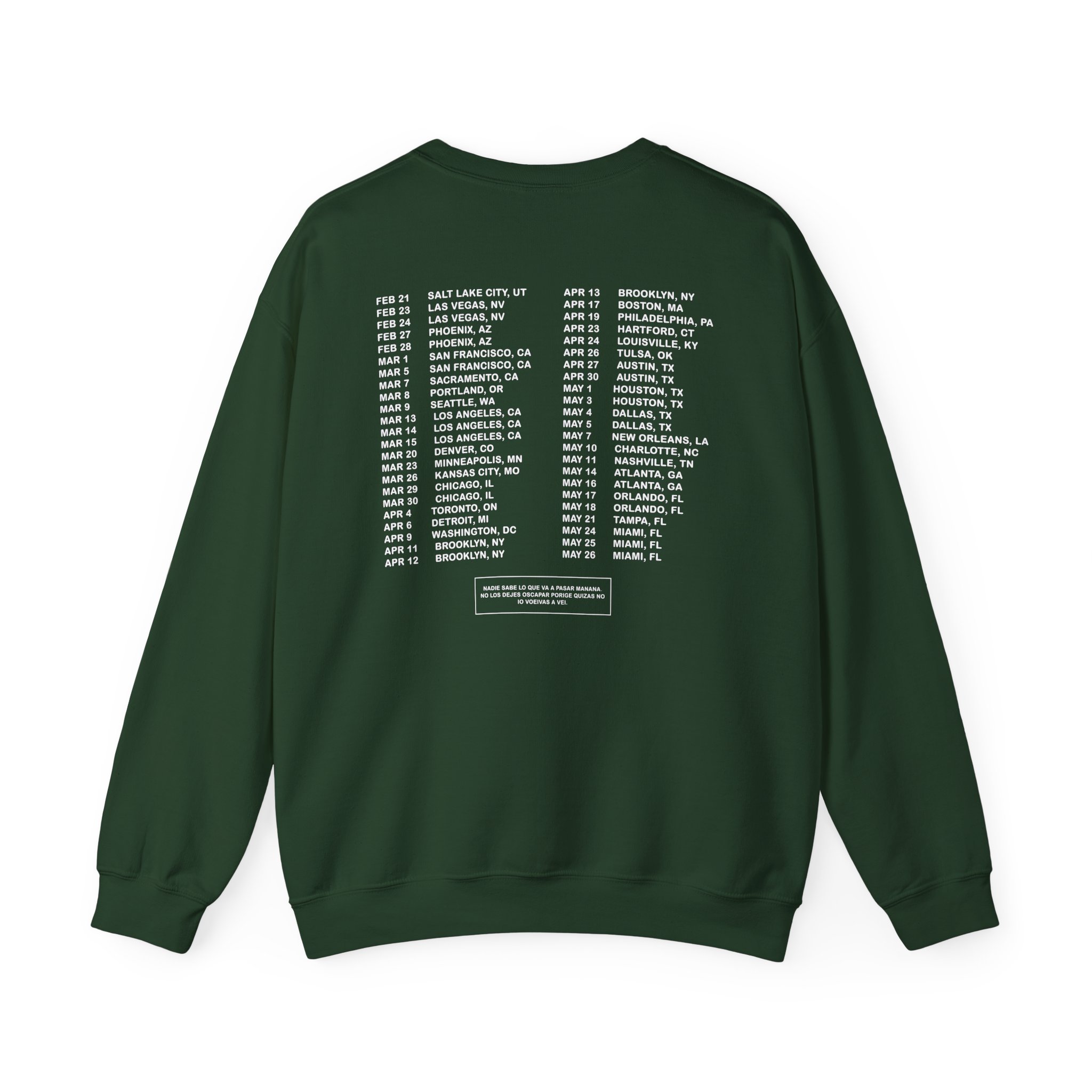 BB Gracias Por Nada Unisex Heavy Blendâ„¢ Crewneck Sweatshirt