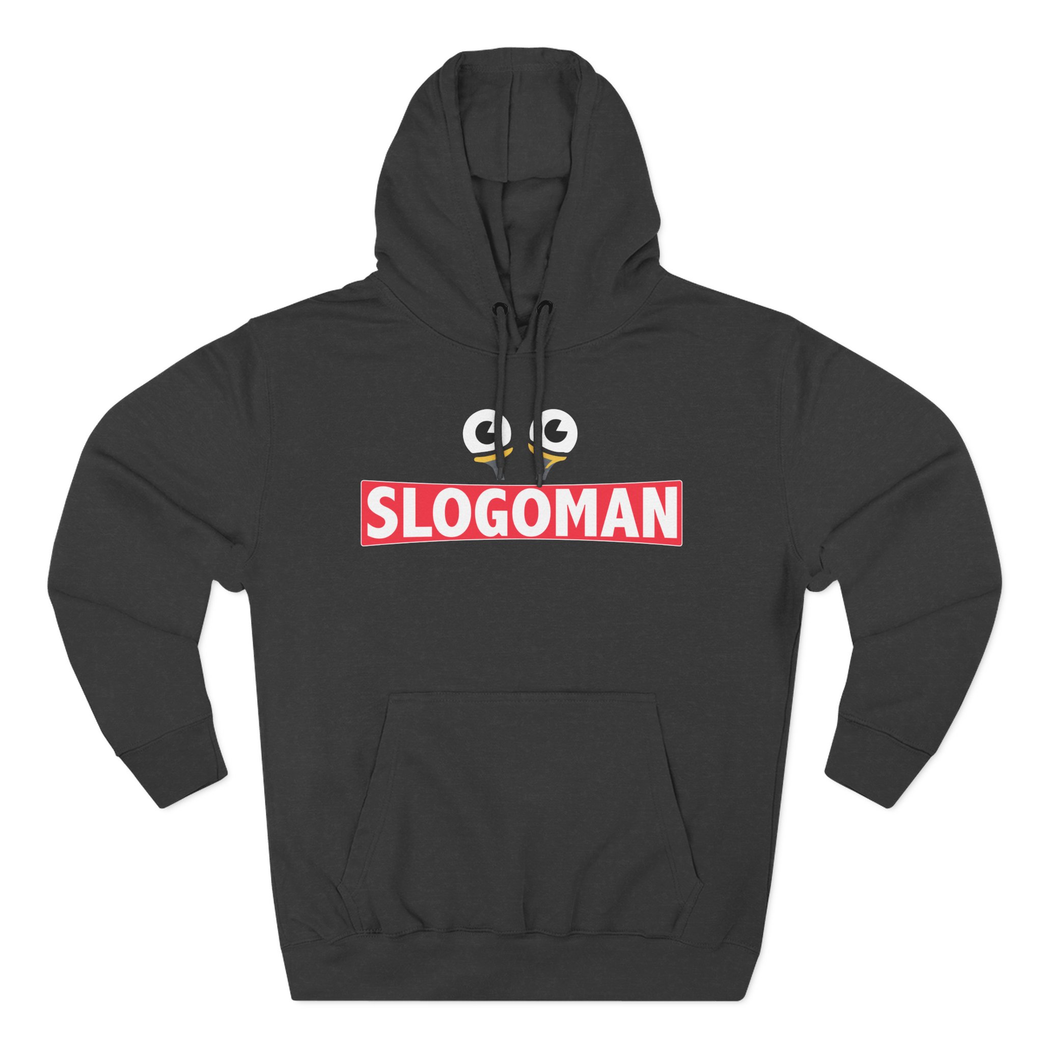 Slogoman Three-Panel Fleece Hoodie