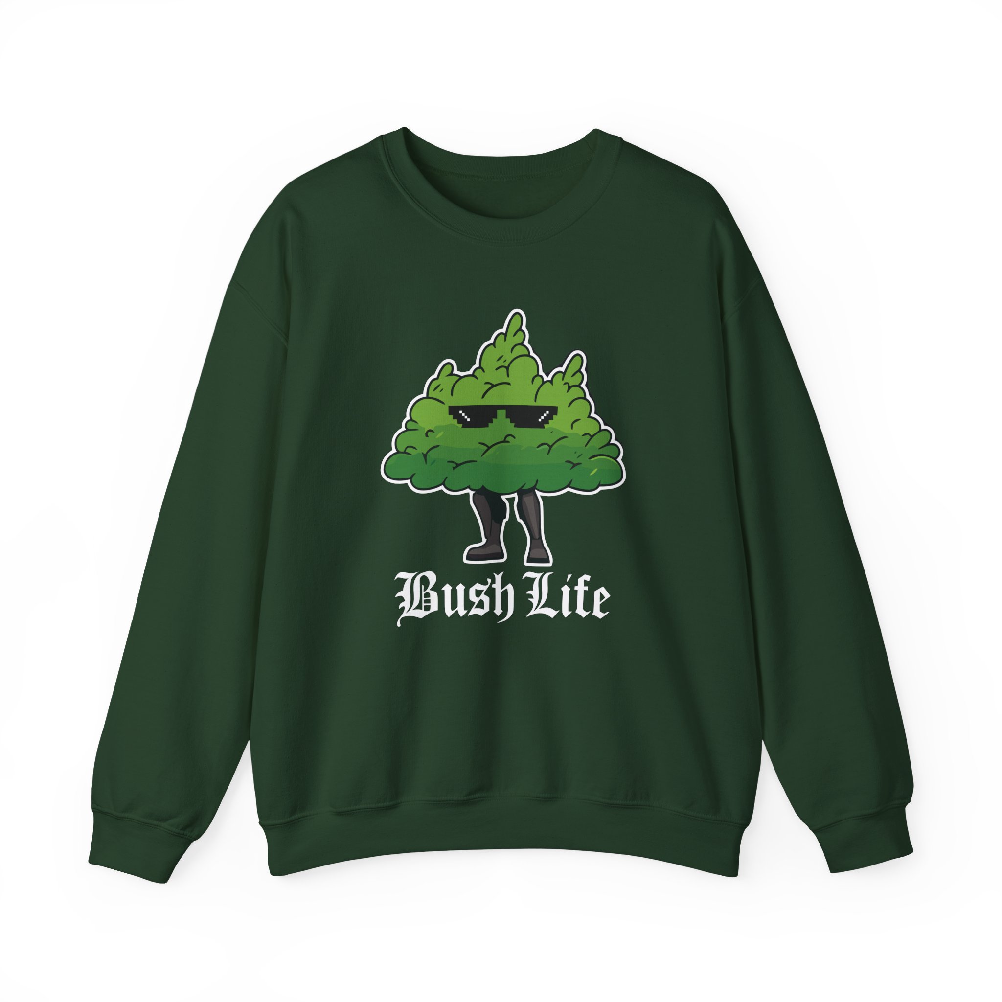 Morgz Bush Life Unisex Heavy Blendâ„¢ Crewneck Sweatshirt