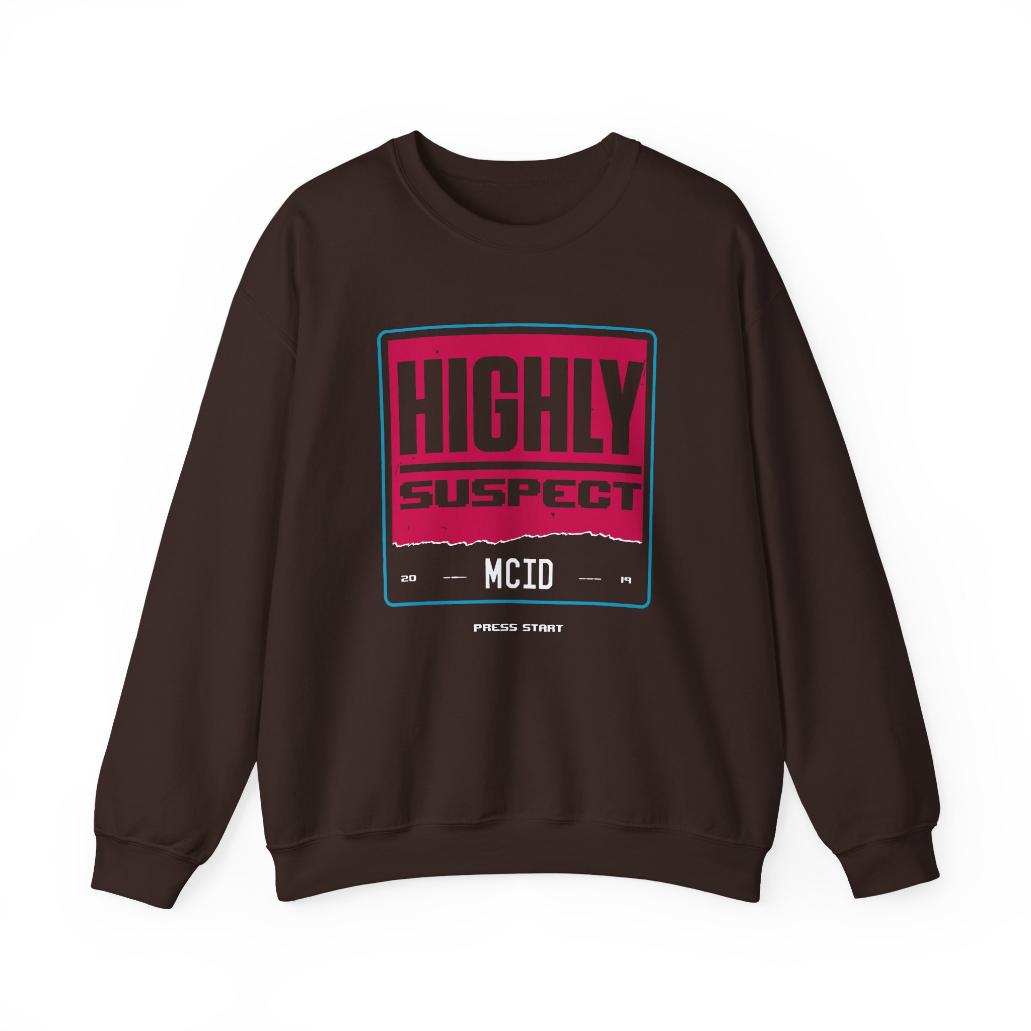 Highly Suspect Press Start Unisex Heavy Blend Crewneck Sweatshirt
