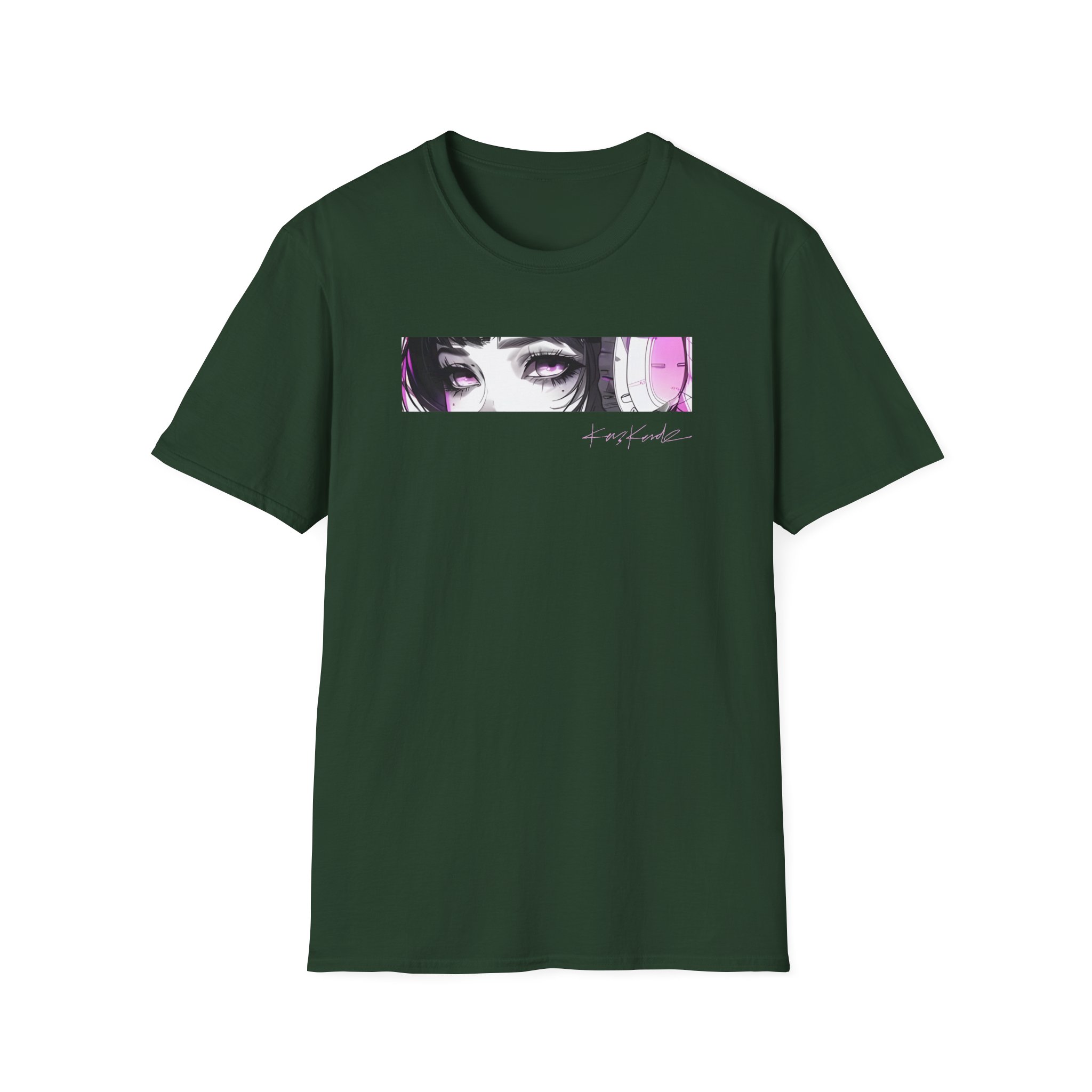 Kaskade Anime Eyes Unisex Softstyle T-Shirt