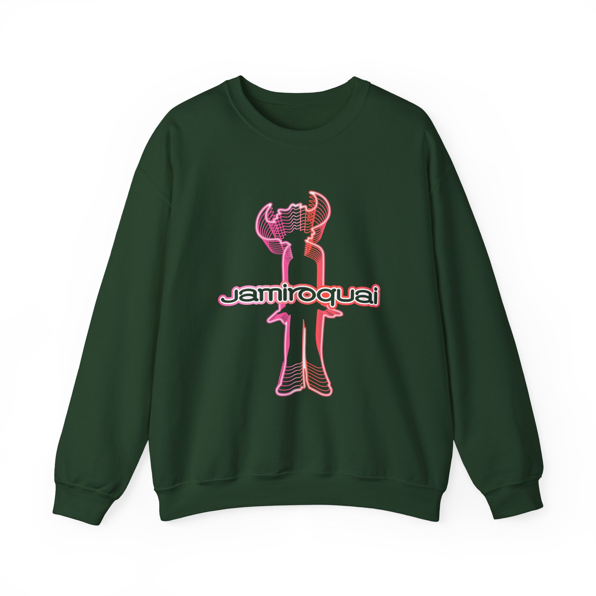 J Buffalo Man Neon Unisex Heavy Blendâ„¢ Crewneck Sweatshirt