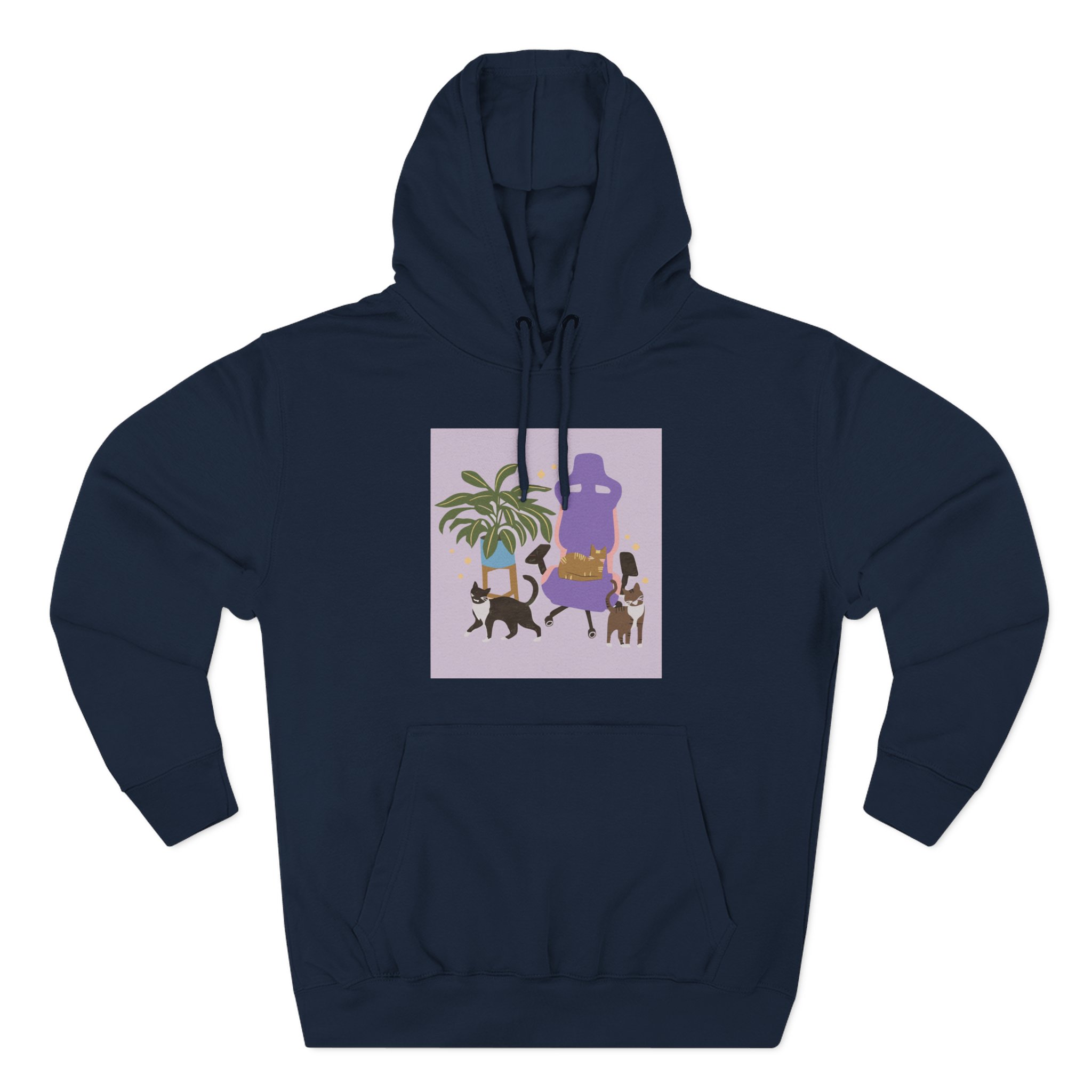 Lilsimsie Three-Panel Fleece Hoodie