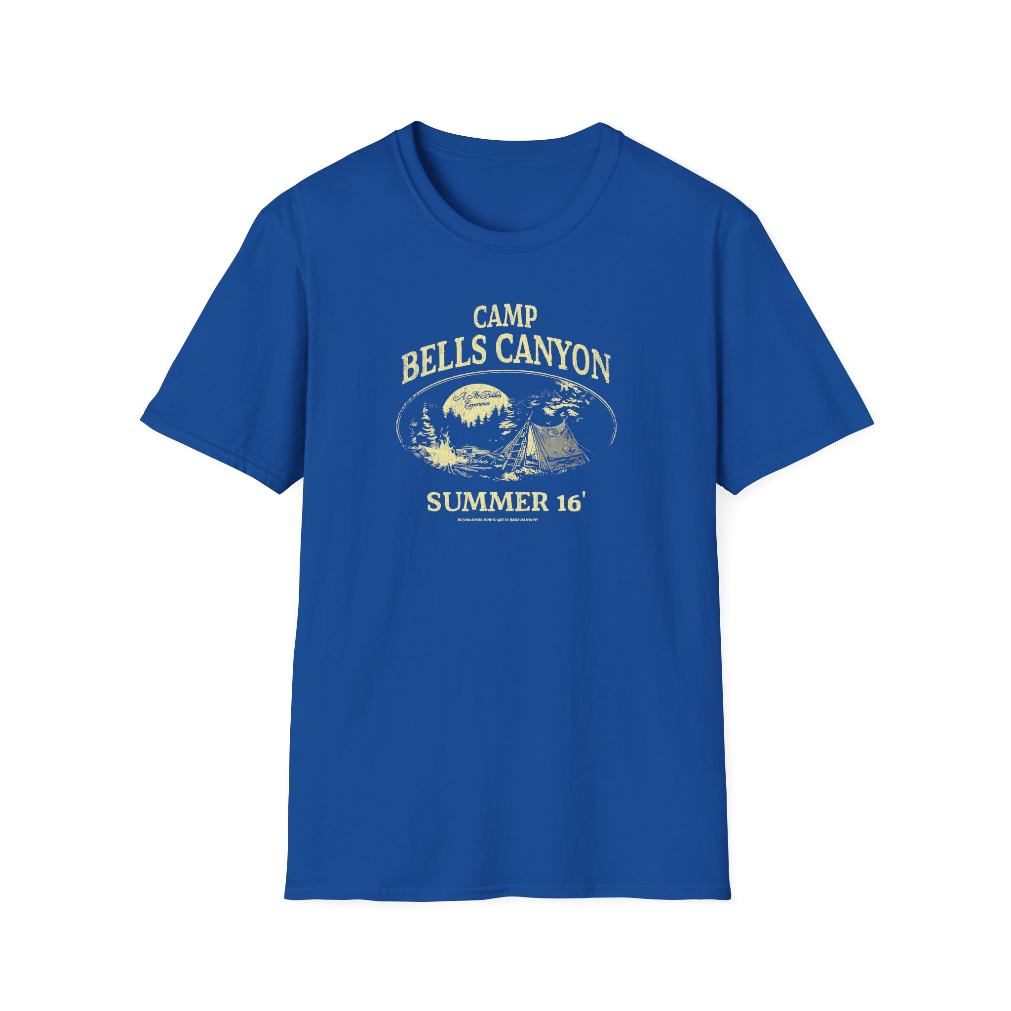 Mrballen Bells Canyon Distressed Unisex Softstyle T-Shirt