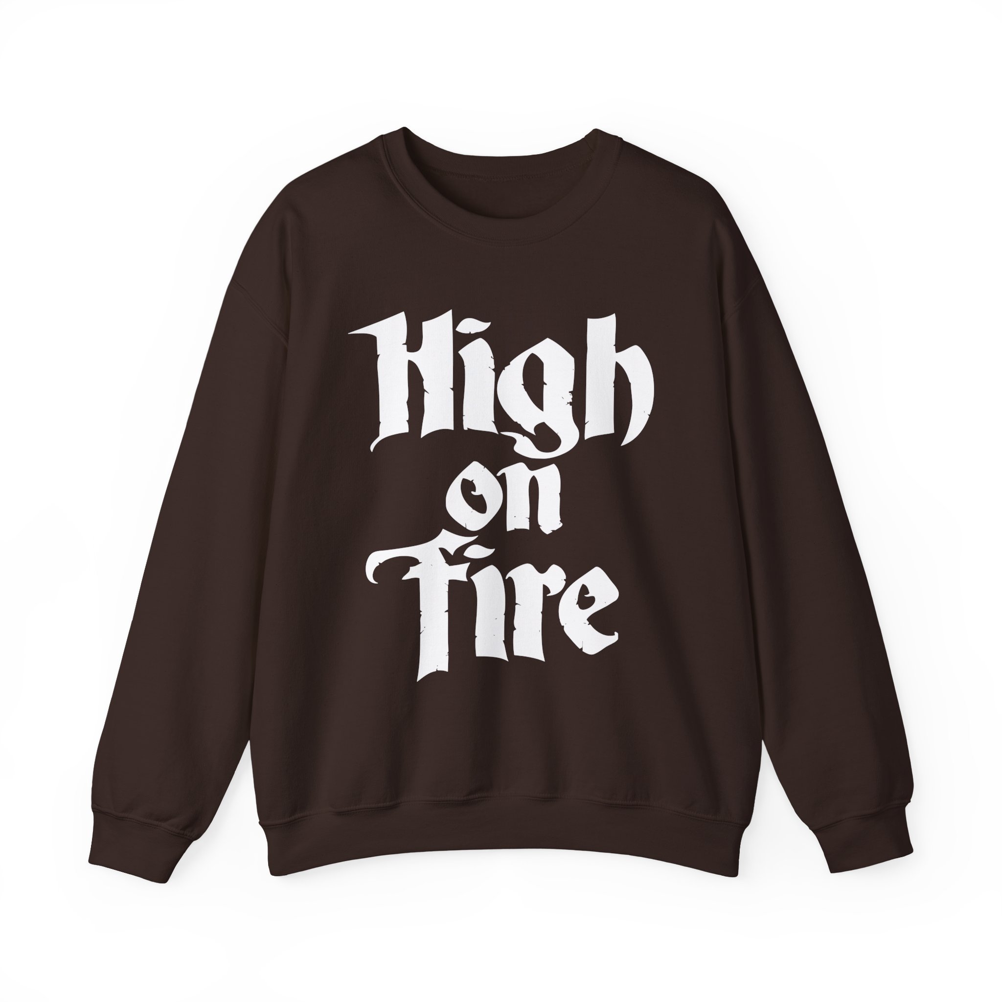 High on Fire Logo Unisex Heavy Blendâ„¢ Crewneck Sweatshirt