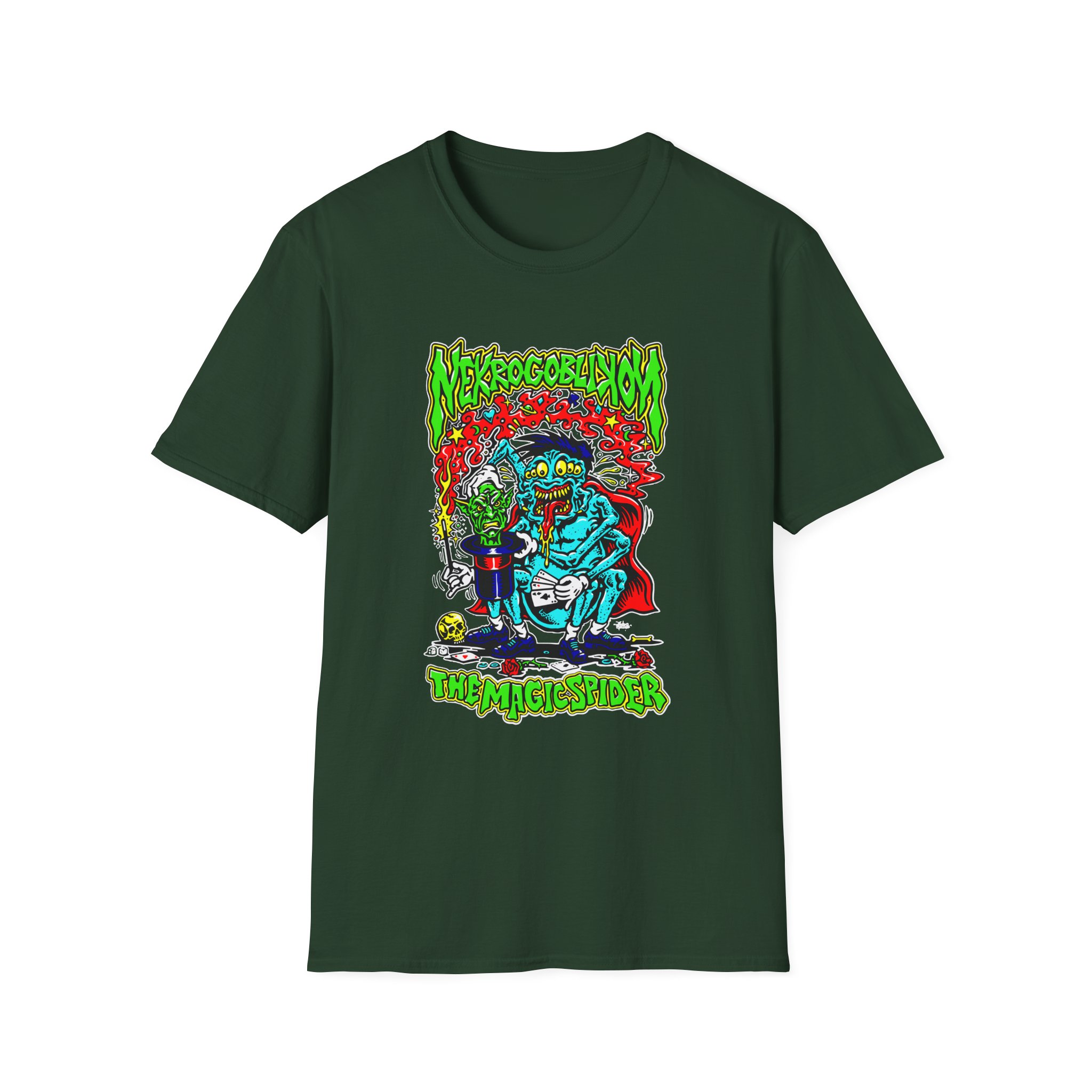 Nekrogoblikon the Magicspider Unisex Softstyle T-Shirt