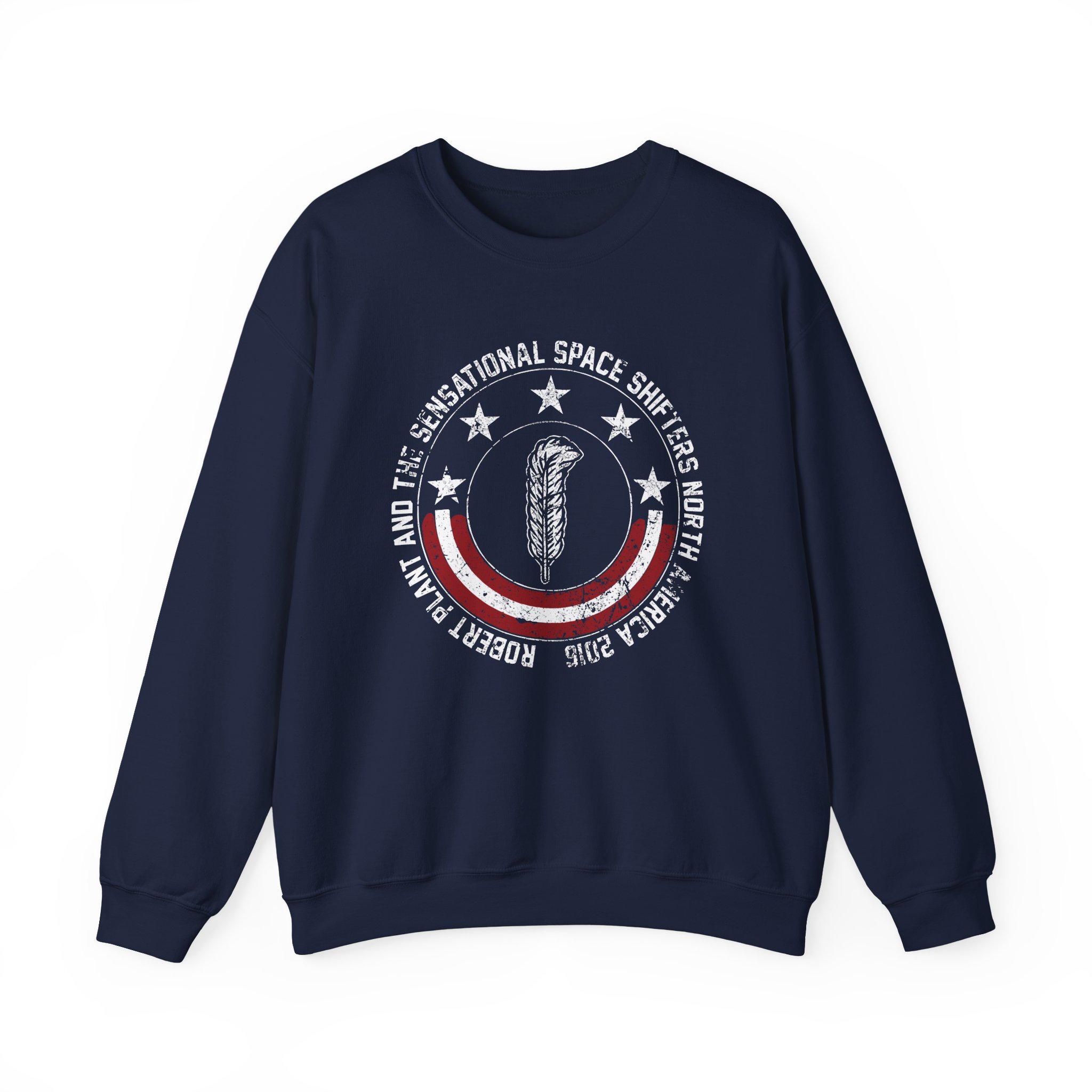Robert Plant Patriotic Quill Itinerary Unisex Heavy Blendâ„¢ Crewneck Sweatshirt