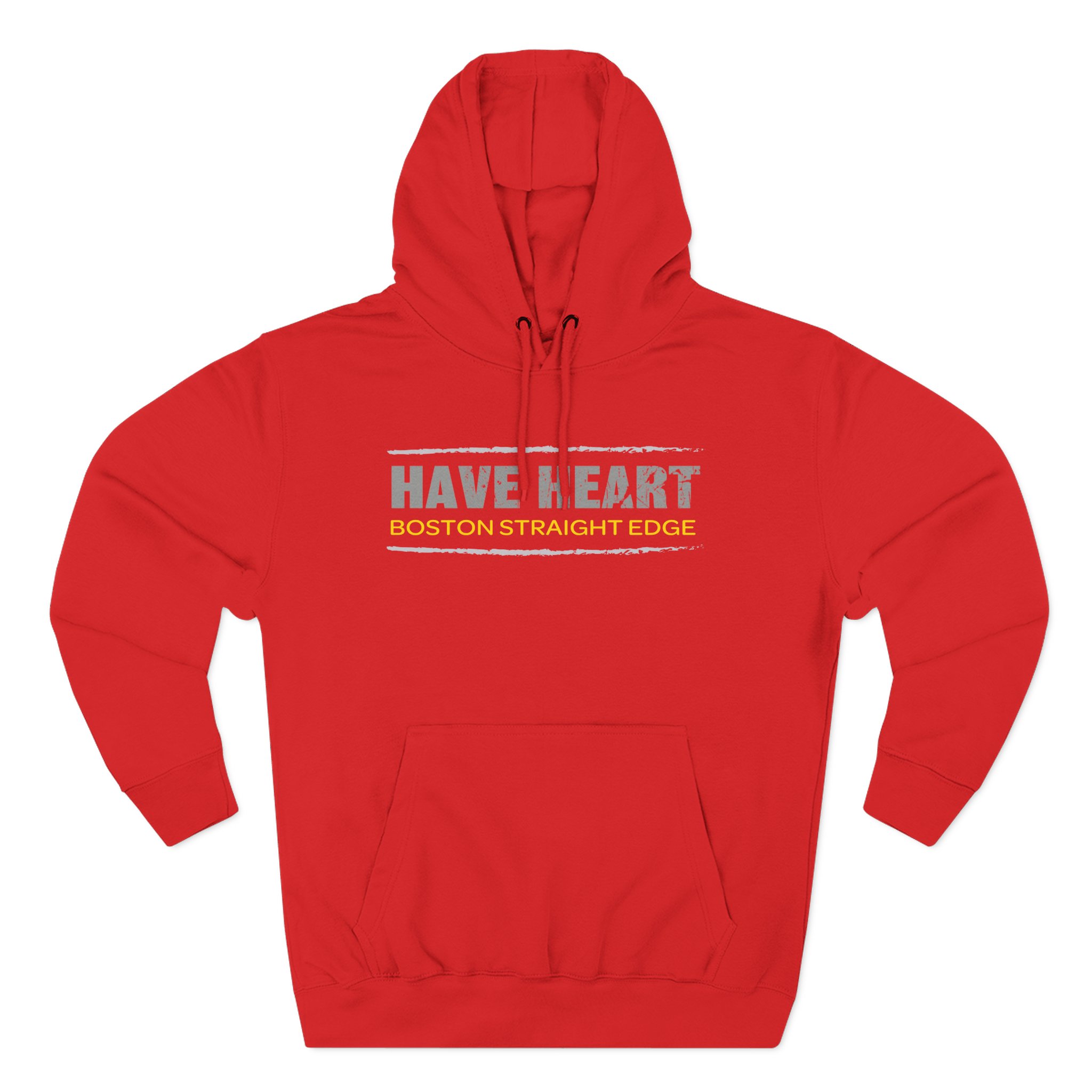 Have Heart Boston Straight Edge Three-Panel Fleece Hoodie
