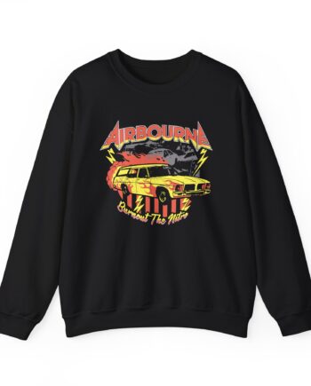 Airbourne Burnout the Nitro Unisex Heavy Blend™ Crewneck Sweatshirt