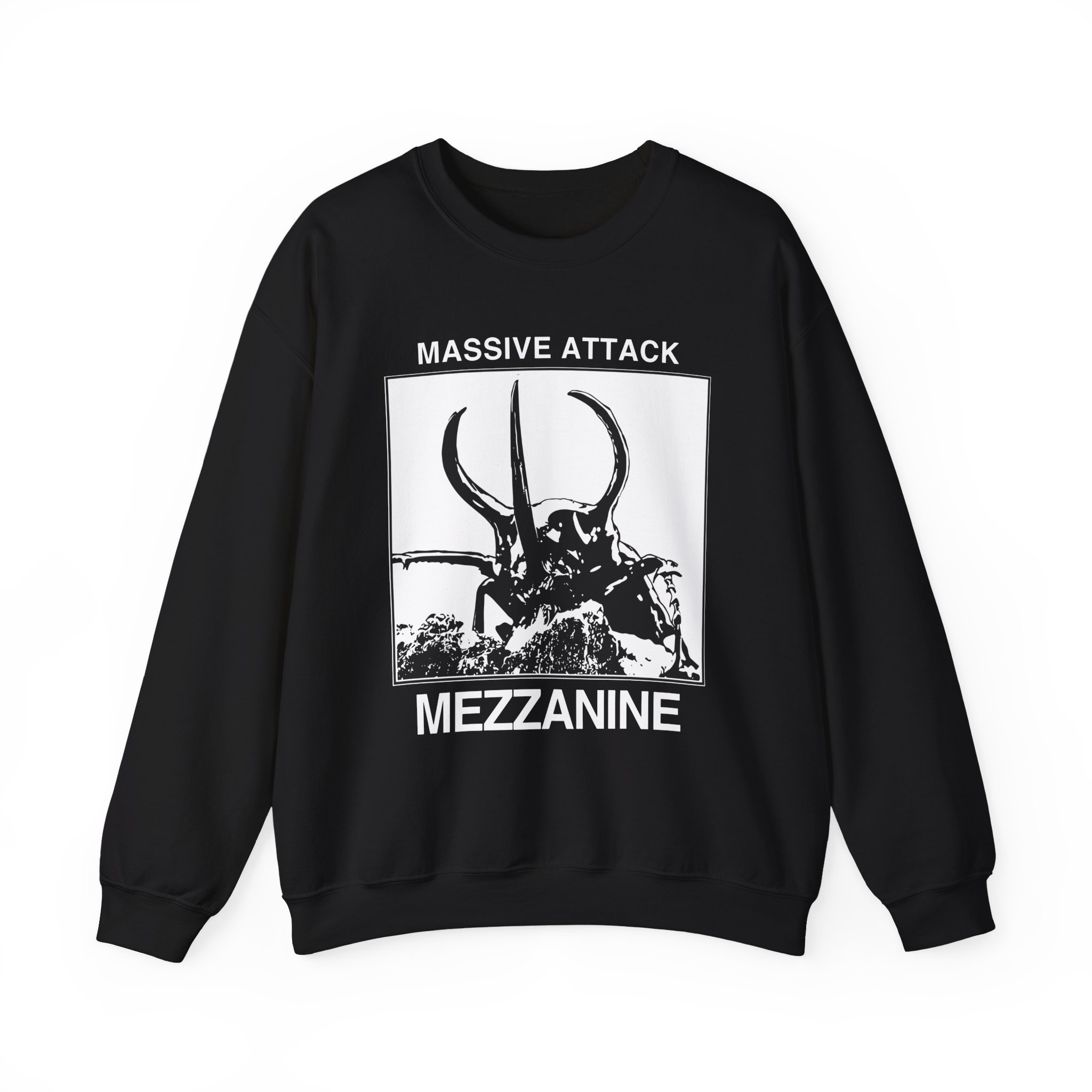 Massive Attack Mezzanine Unisex Heavy Blendâ„¢ Crewneck Sweatshirt