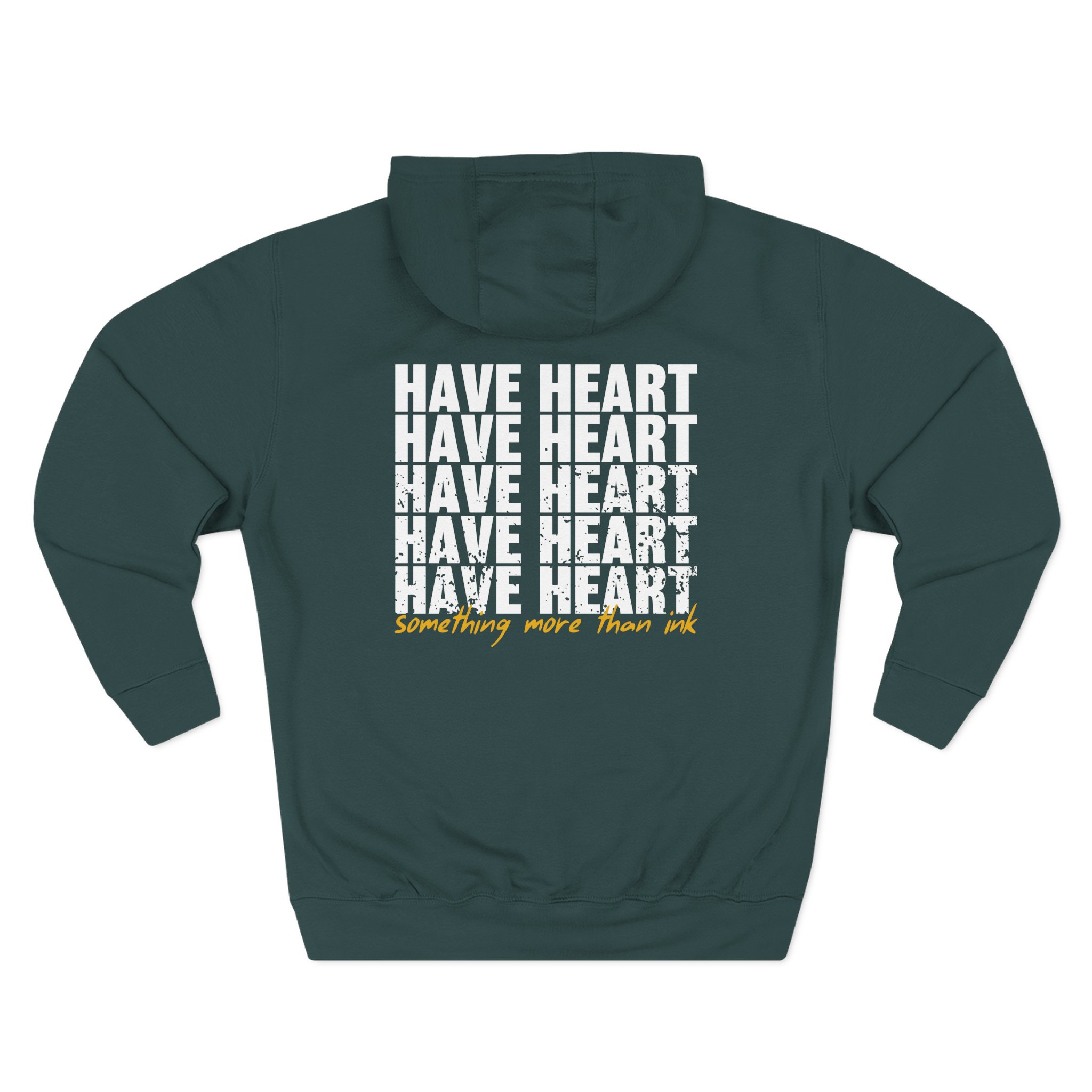 Have Heart Something More Than Ink Three-Panel Fleece Hoodie