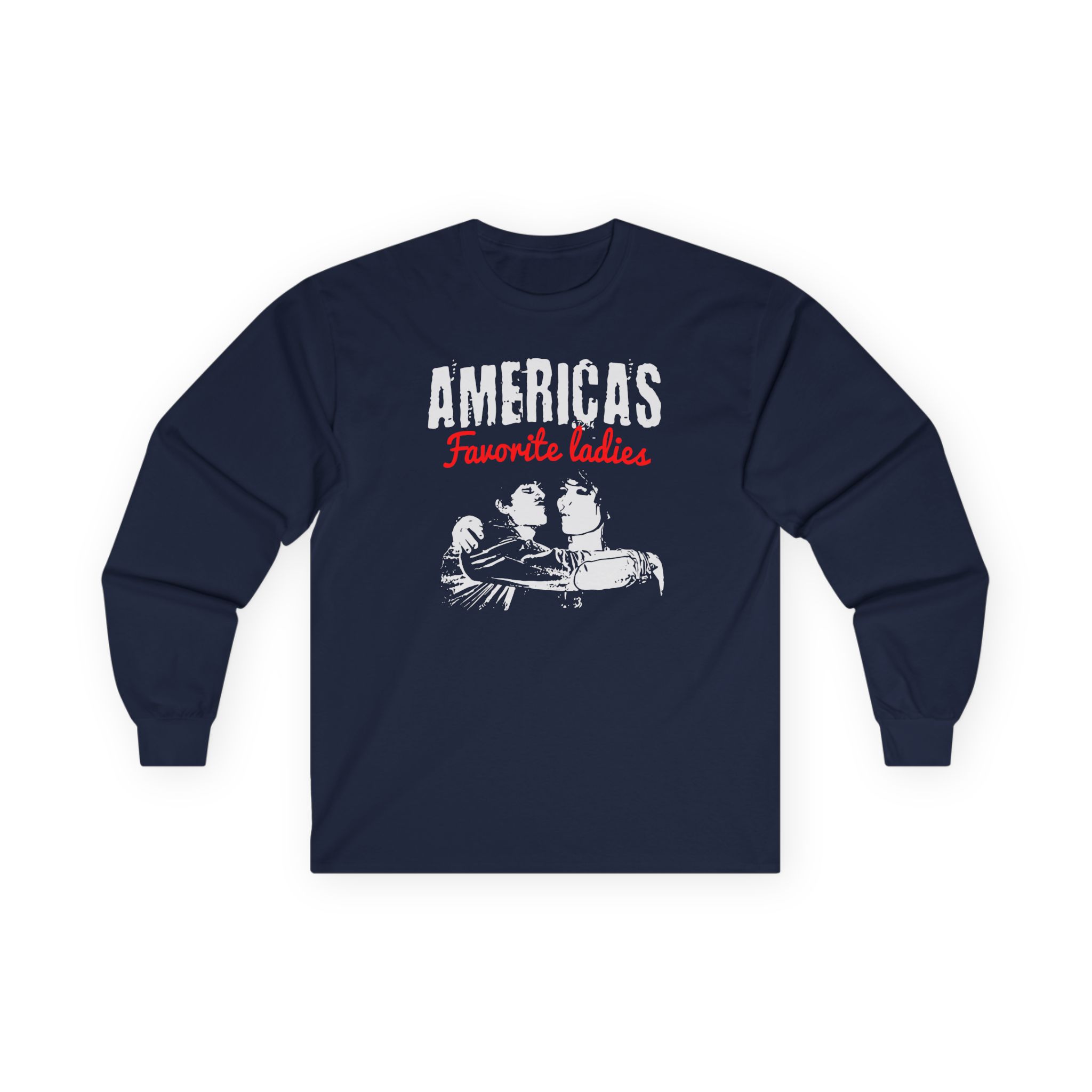 Jake & Johnnie Americas Favorite Ladies Unisex Ultra Cotton Long Sleeve Tee