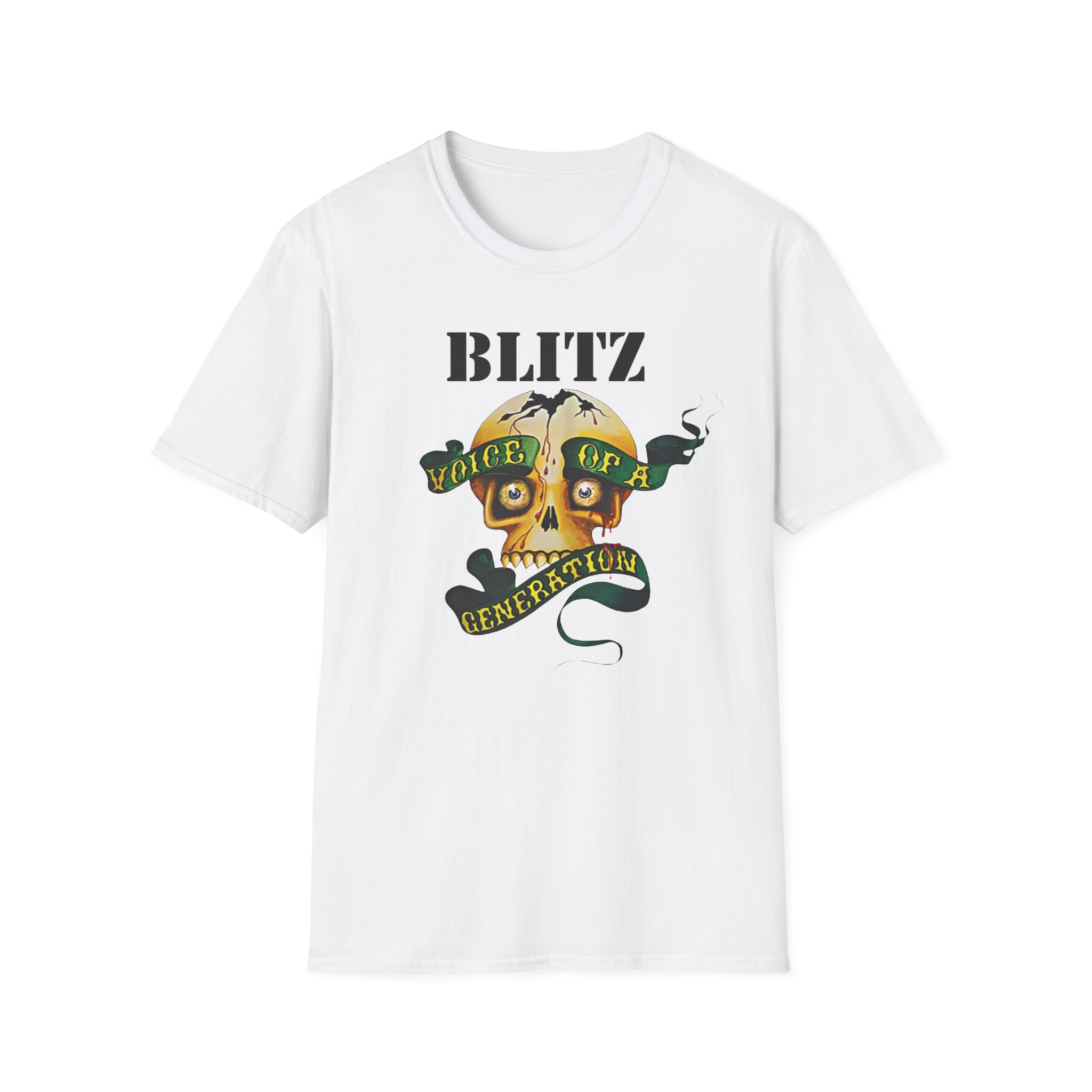 Blitz Voice Of A Generation Unisex Softstyle T-Shirt