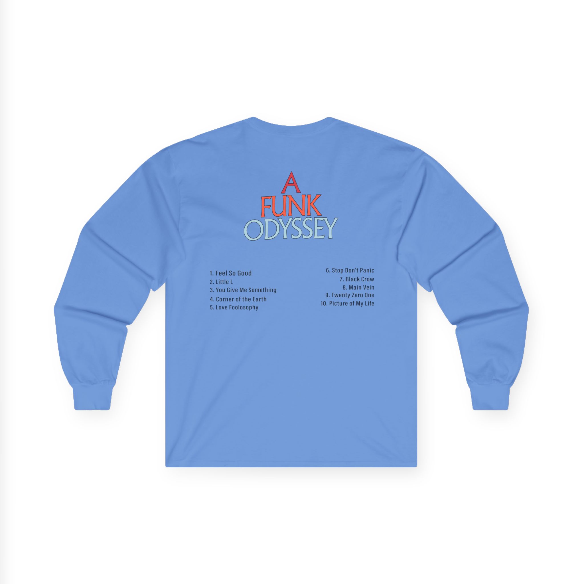 J Funk Odyssey Tracklist Unisex Ultra Cotton Long Sleeve Tee