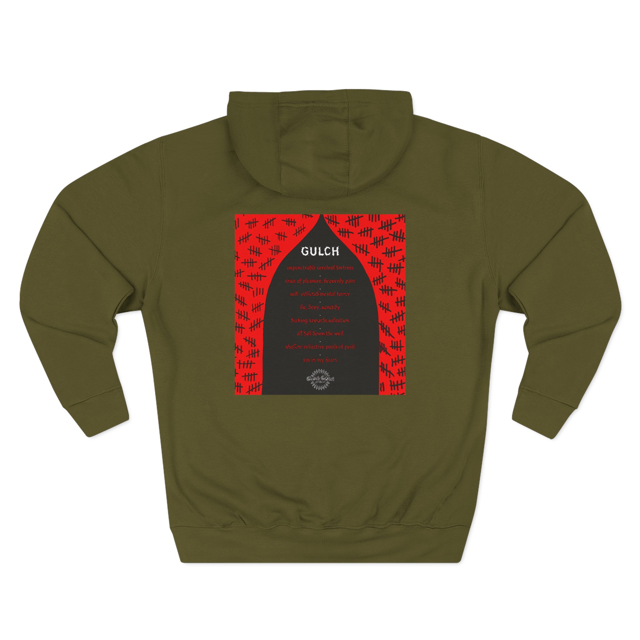 Gulch - Impenetrable Cerebral Fortress Three-Panel Fleece Hoodie