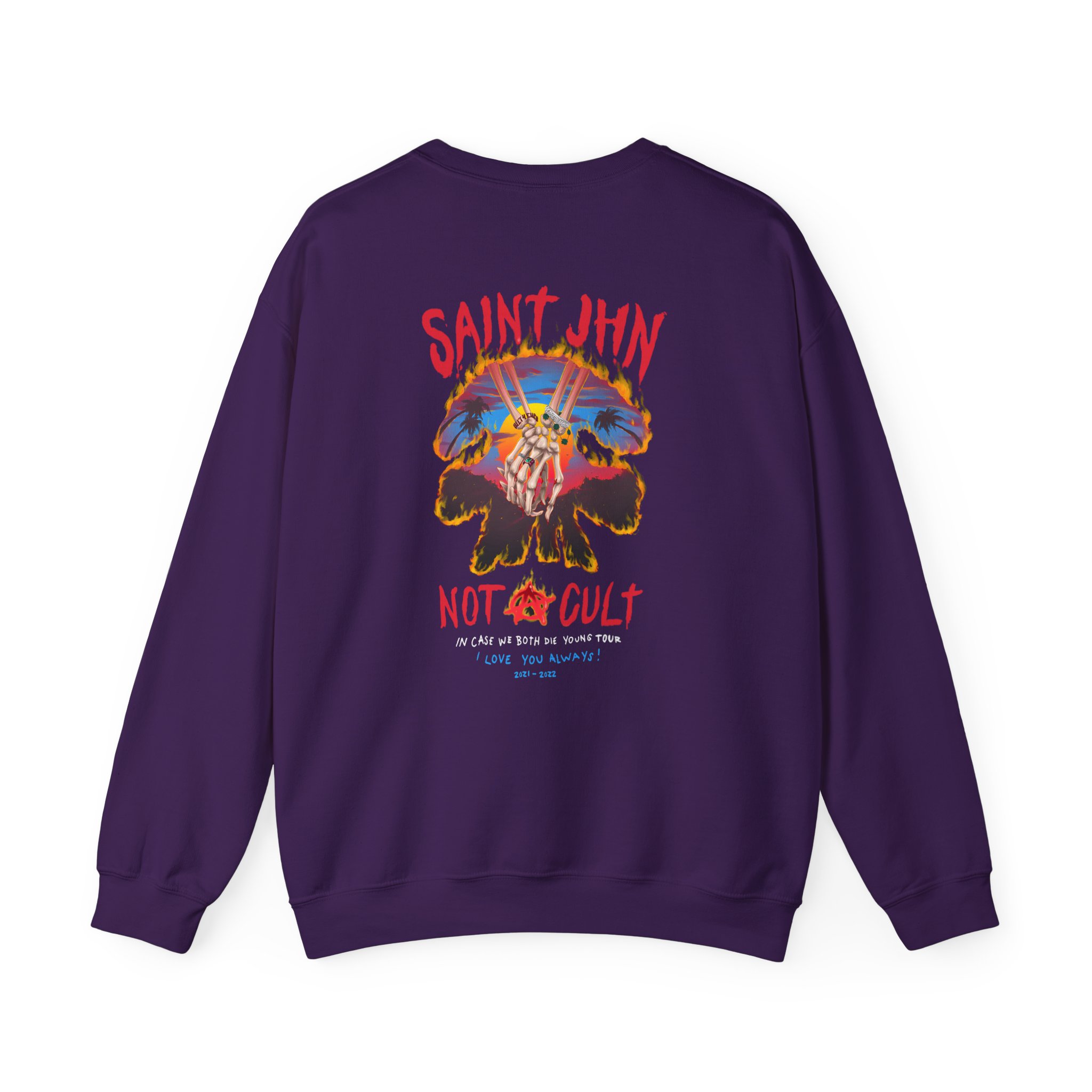 Saint Jhn Horse Stampede Unisex Heavy Blendâ„¢ Crewneck Sweatshirt