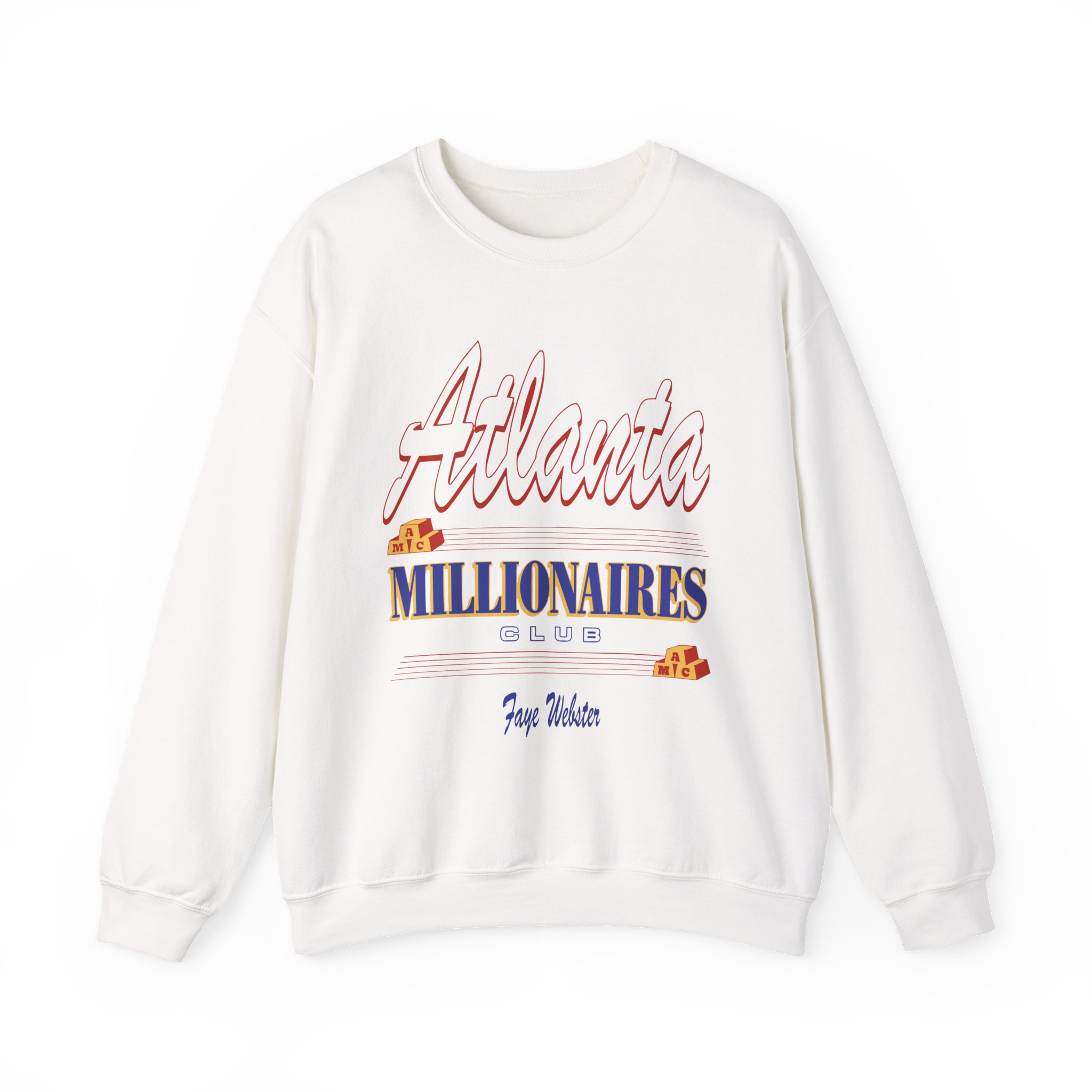 Faye Webster Atlanta Millionaires Club Unisex Heavy Blendâ„¢ Crewneck Sweatshirt