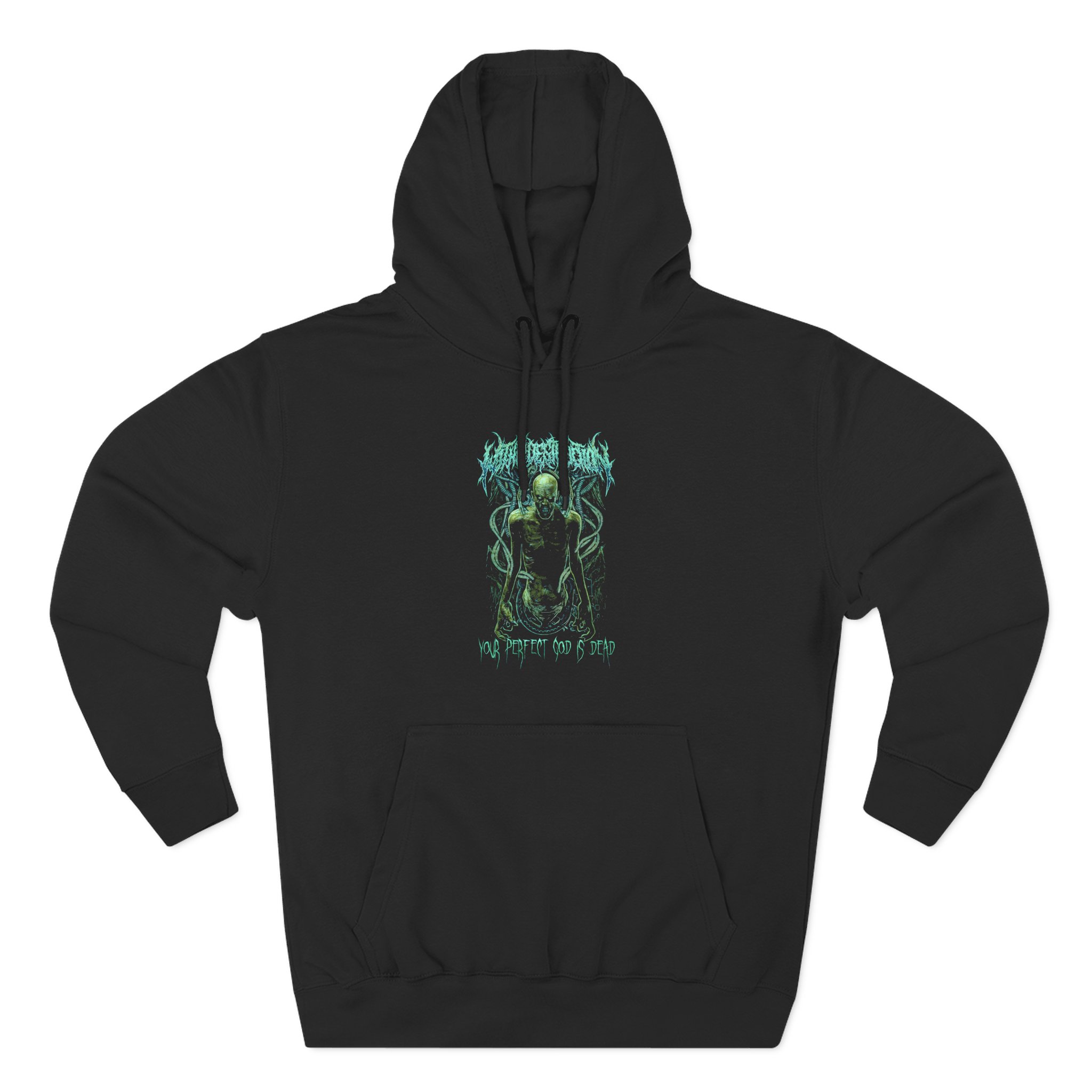Within Destruction Your Perfect God Is Dead Three-Panel Fleece Hoodie
