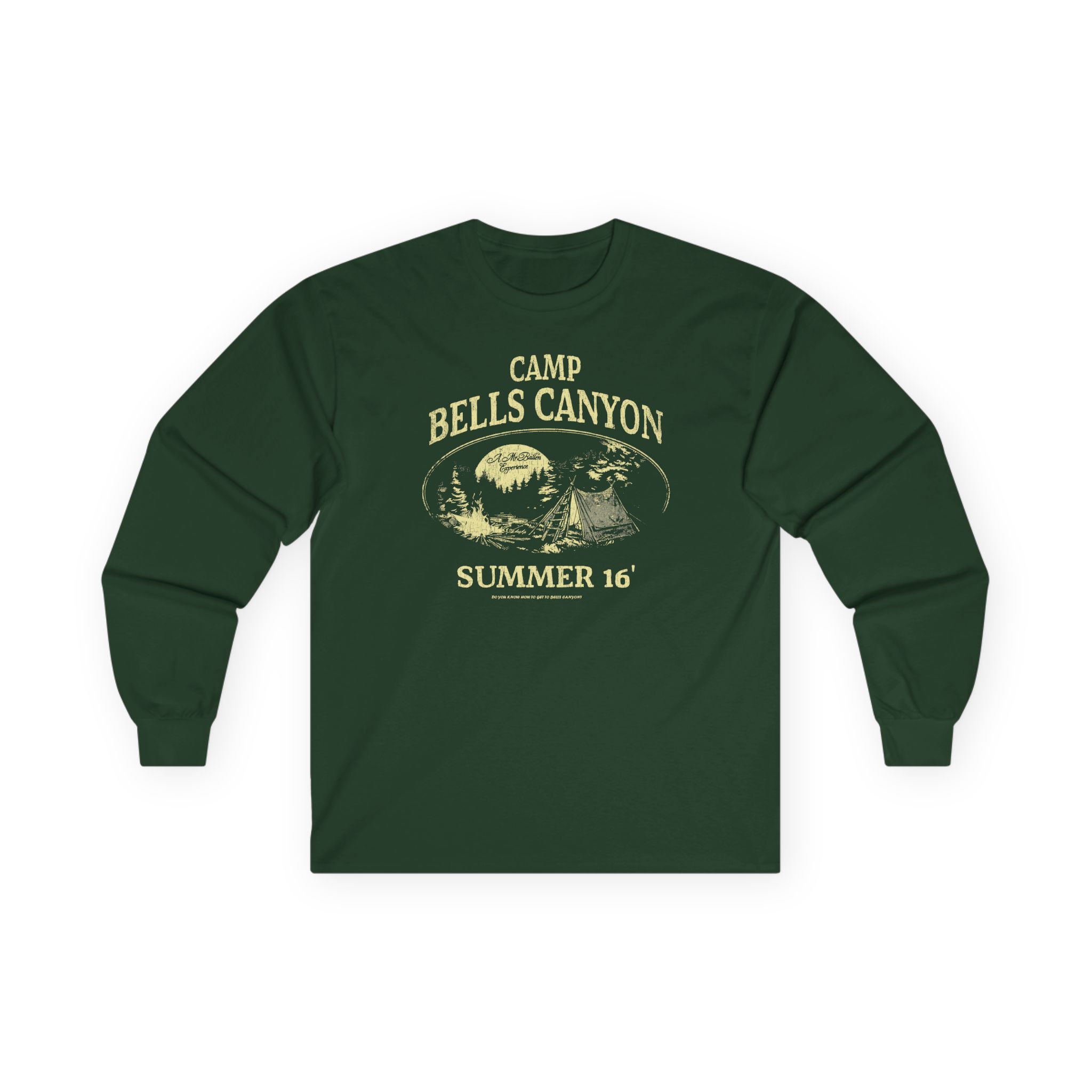 Mrballen Bells Canyon Distressed Unisex Ultra Cotton Long Sleeve Tee