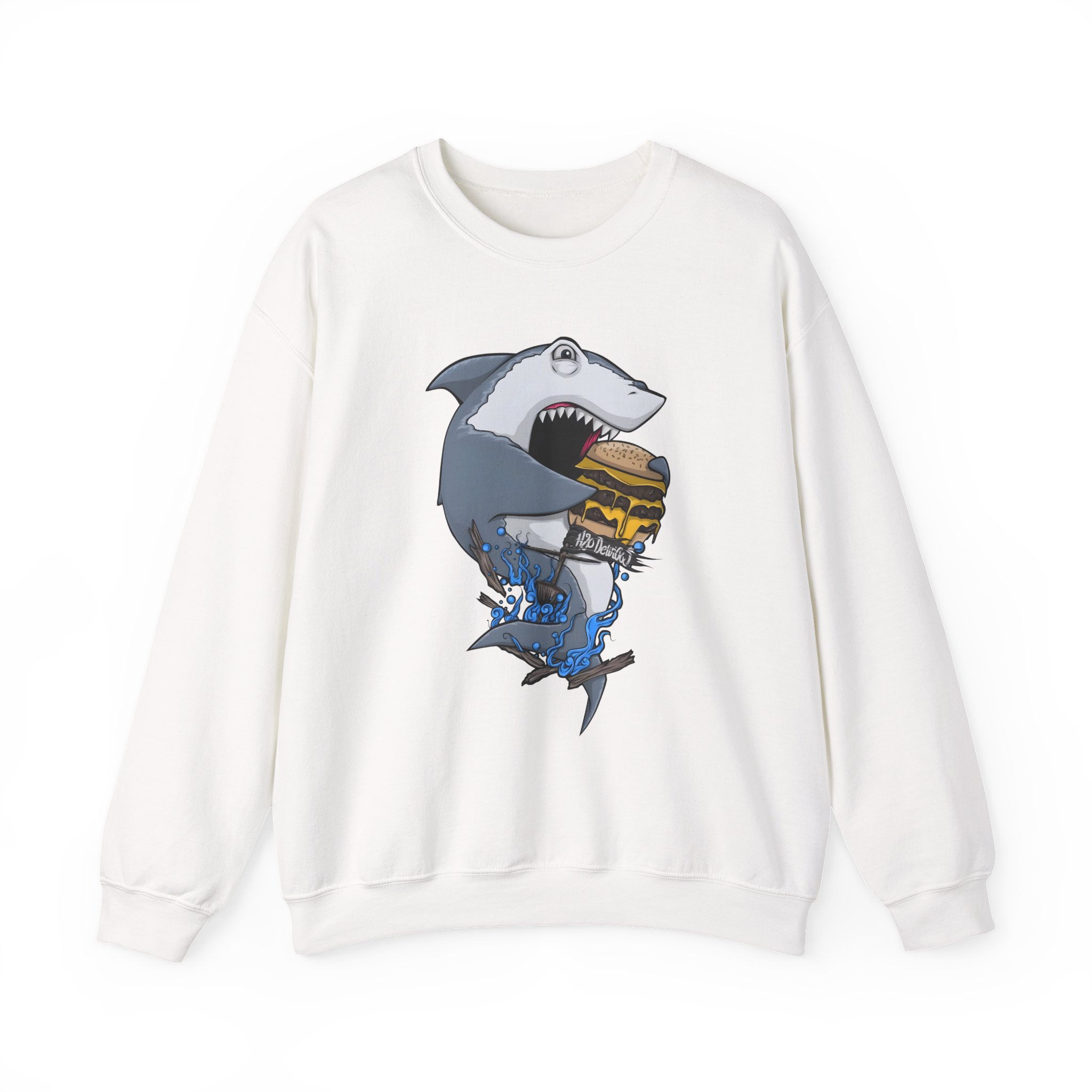 H2odelirious Hungry Shark Unisex Heavy Blendâ„¢ Crewneck Sweatshirt