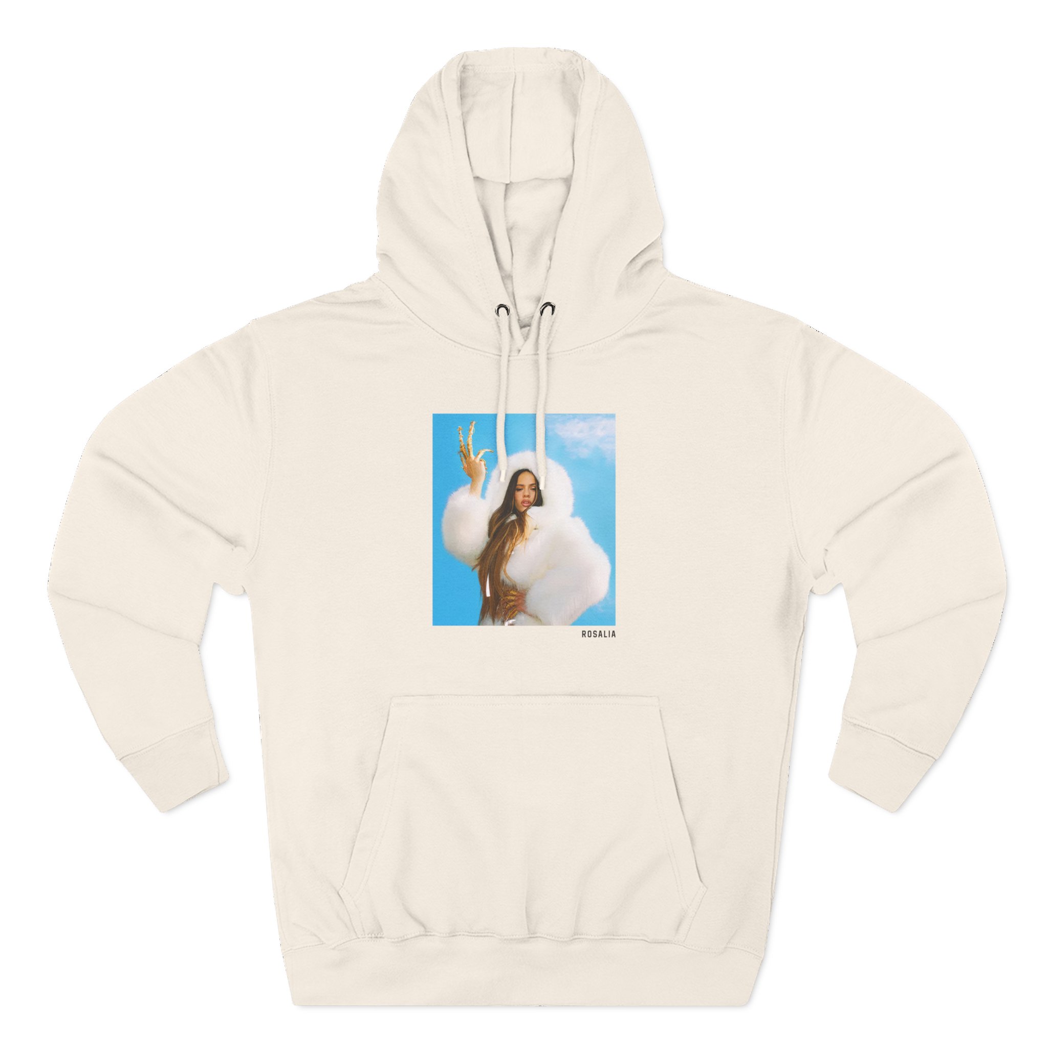 Rosalia Tan Photo Three-Panel Fleece Hoodie