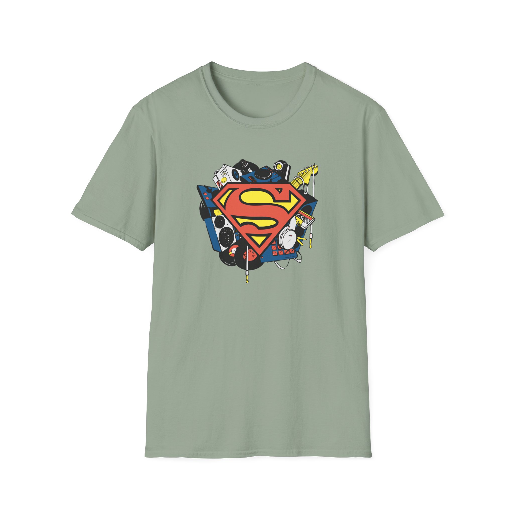 Kaskade X Superman Musician Unisex Softstyle T-Shirt
