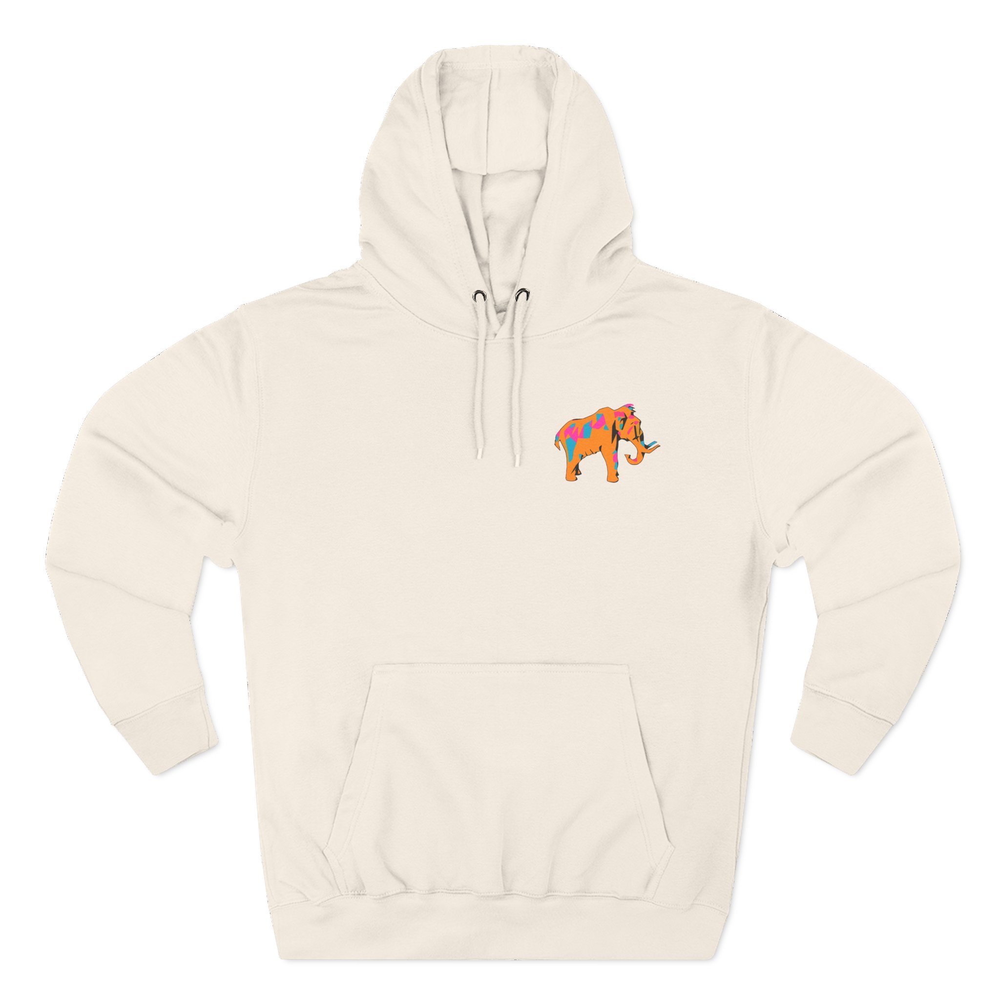 Mammoth Club Tangerine Three-Panel Fleece Hoodie