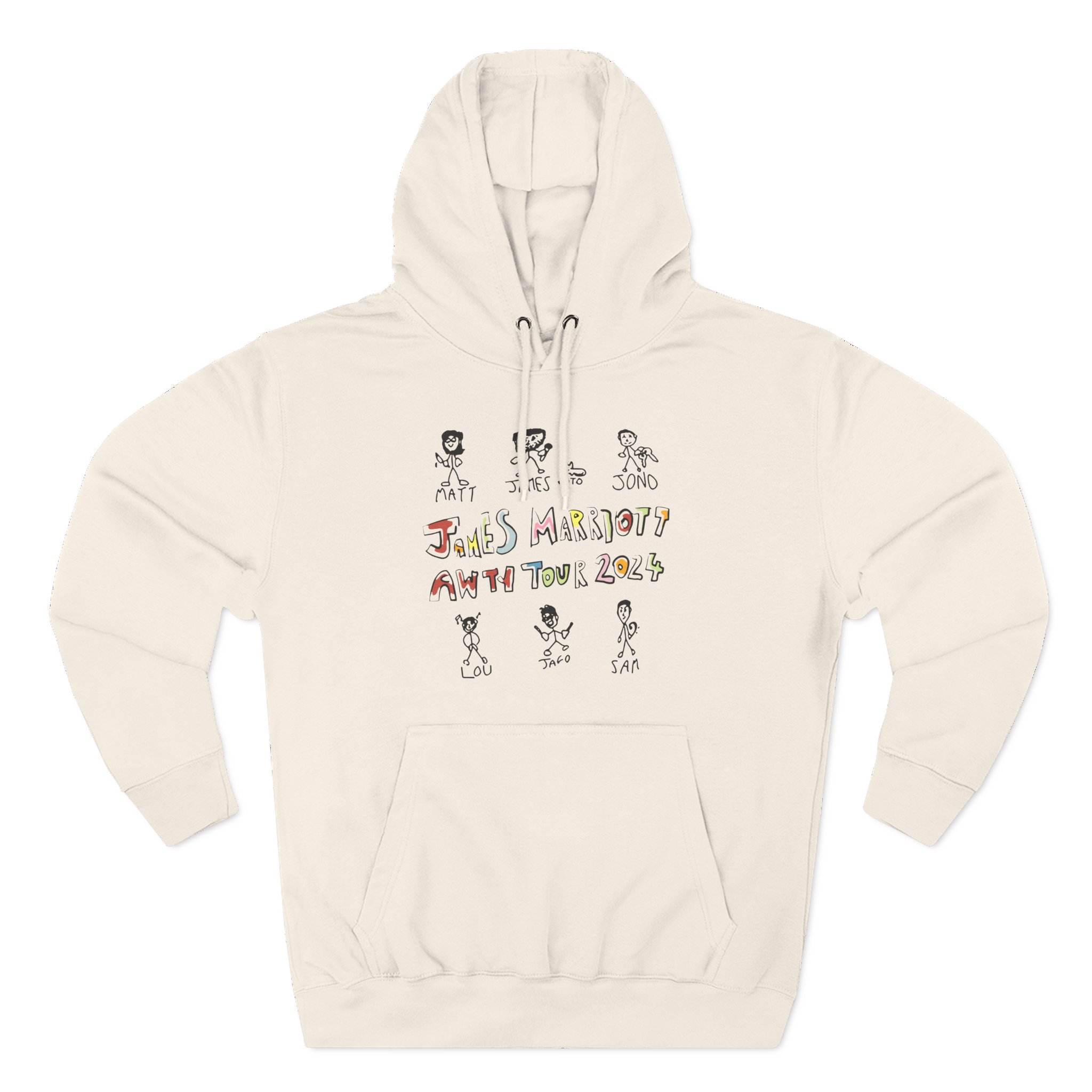 2024 James Marriott Three-Panel Fleece Hoodie