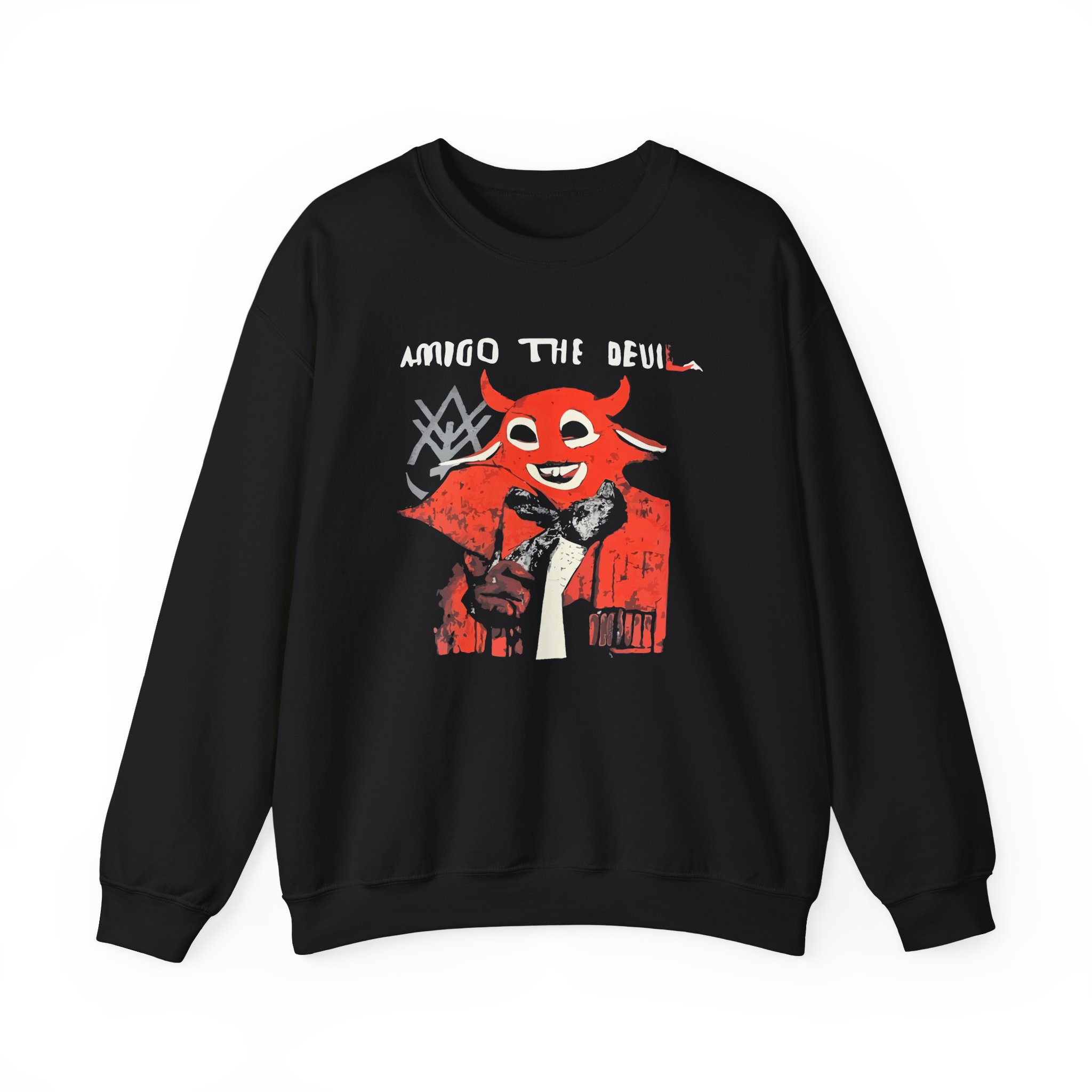 Amigo the Devil Seal the Deal Unisex Heavy Blendâ„¢ Crewneck Sweatshirt
