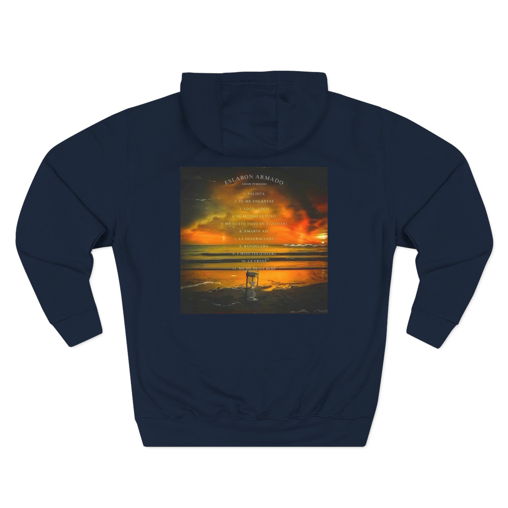 Eslabon Armado Amor Perdido Album Three-Panel Fleece Hoodie