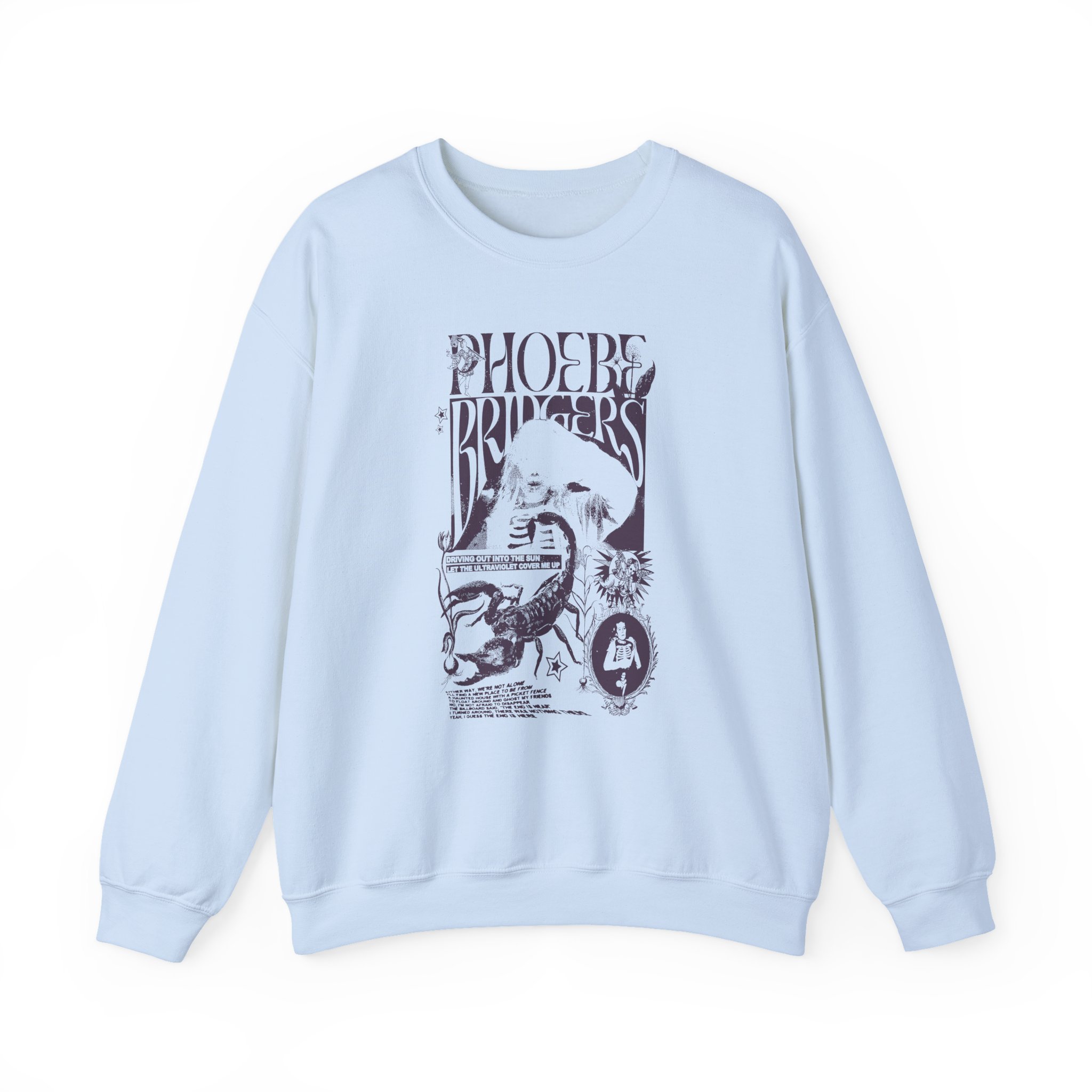 Phoebe Bridgers I Know the End Natural Unisex Heavy Blendâ„¢ Crewneck Sweatshirt