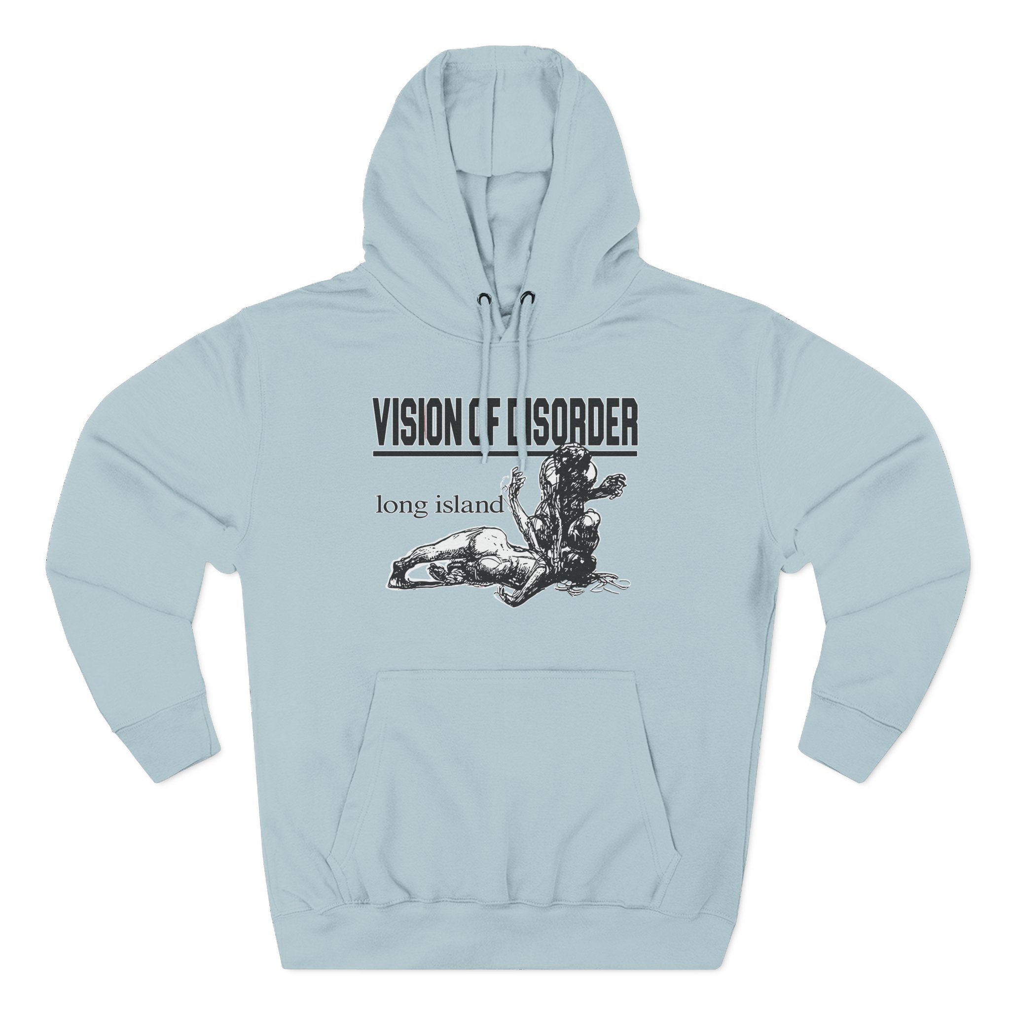 Vision of Disorder long island Three-Panel Fleece Hoodie