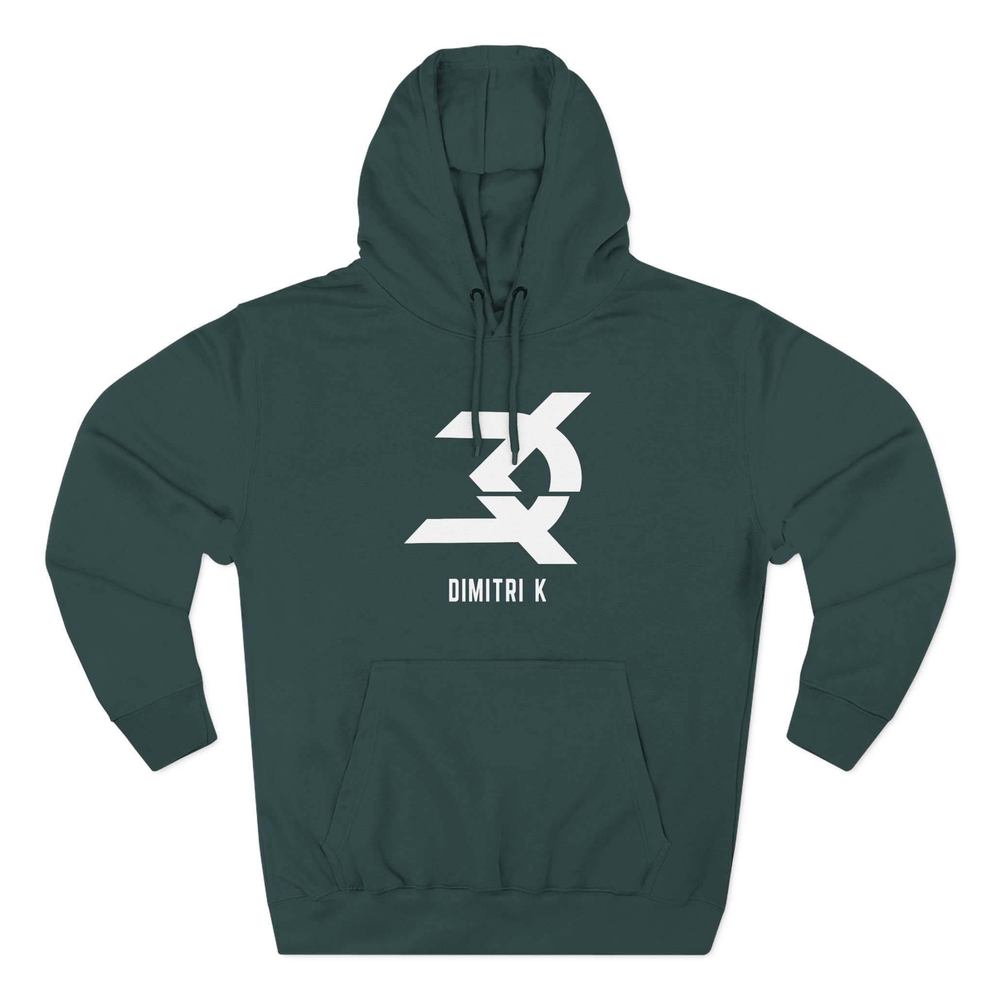 Dimitri K Three-Panel Fleece Hoodie
