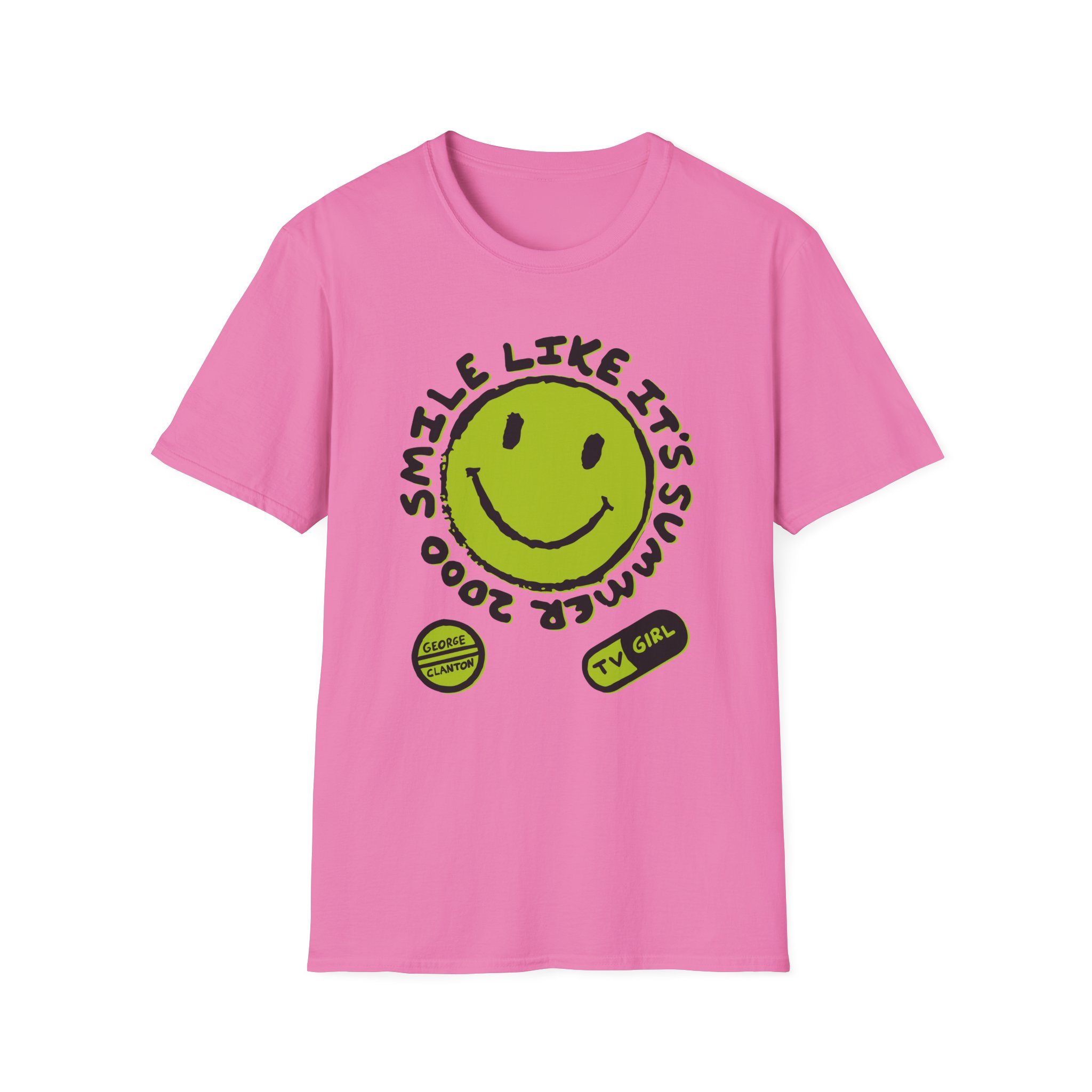 Tv Girl Smile Like It's Summer 2000 Unisex Softstyle T-Shirt