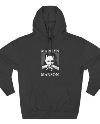 Marilyn Manson Fists Amplified Three-Panel Fleece Hoodie