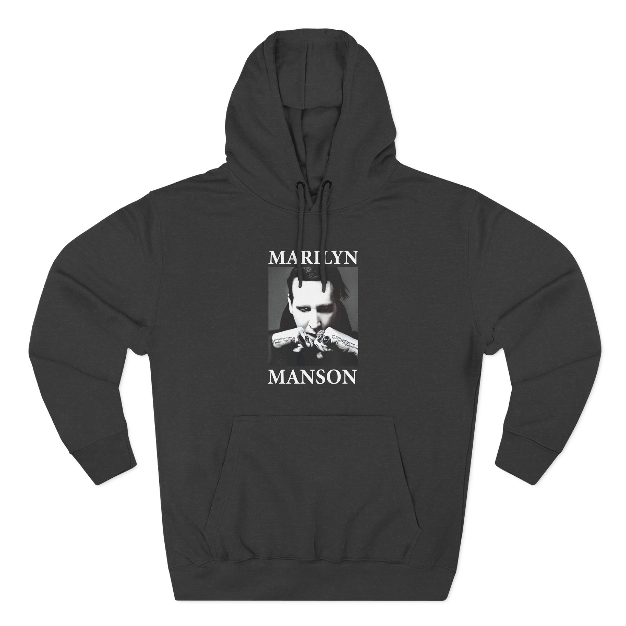 Marilyn Manson Fists Amplified Three-Panel Fleece Hoodie