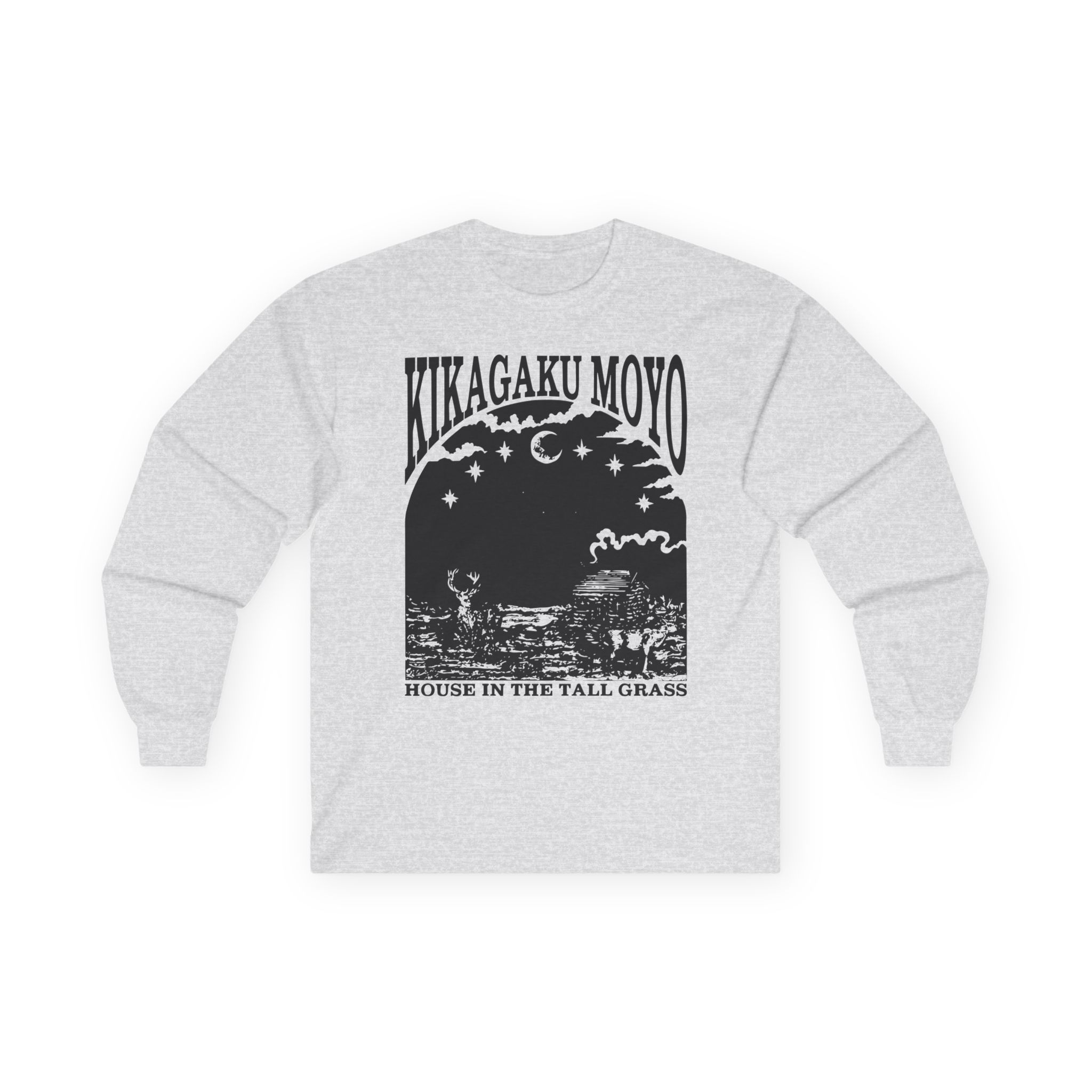 Kikagaku Moyo House in the Tall Grass Unisex Ultra Cotton Long Sleeve Tee