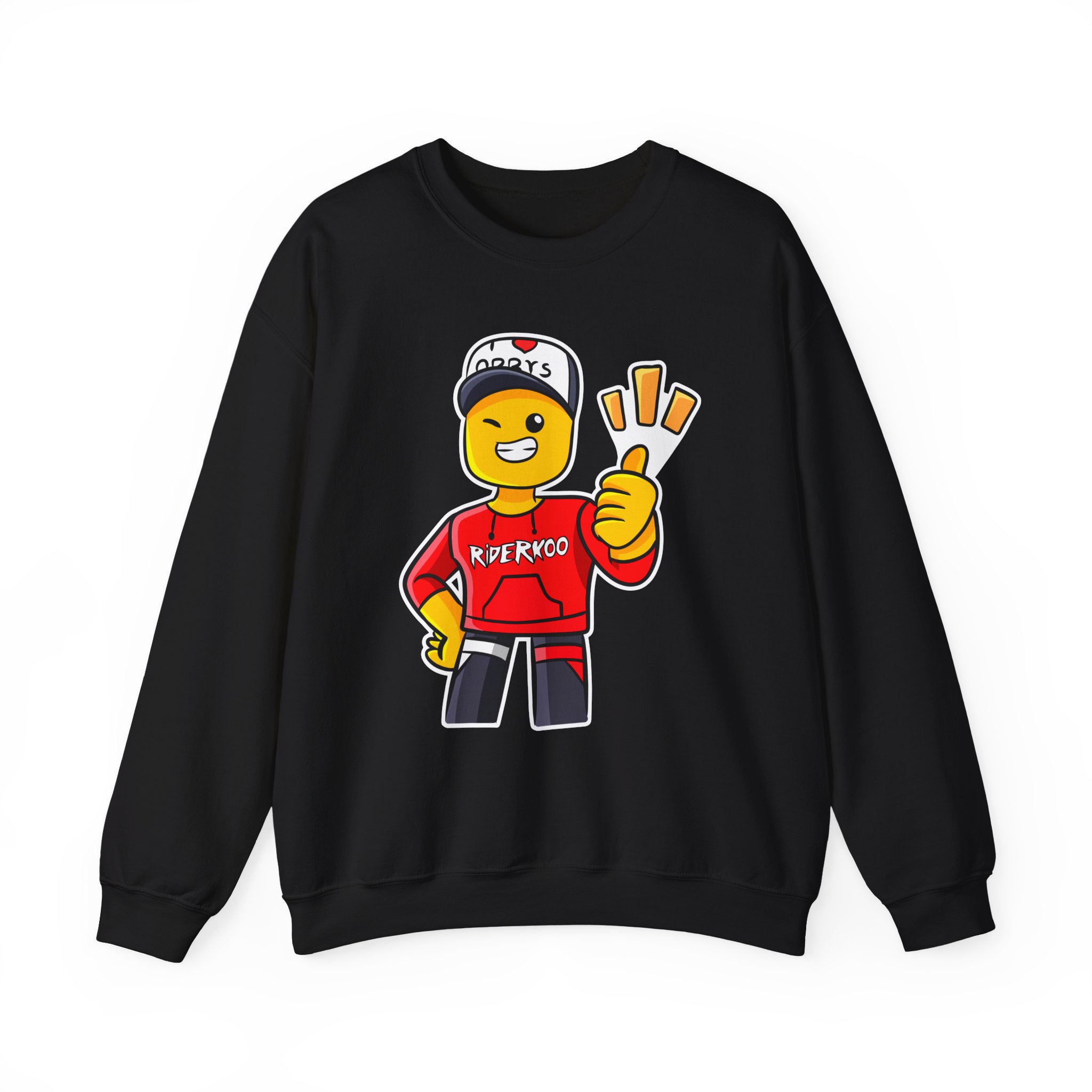 Roblox Thumbs Up Unisex Heavy Blendâ„¢ Crewneck Sweatshirt