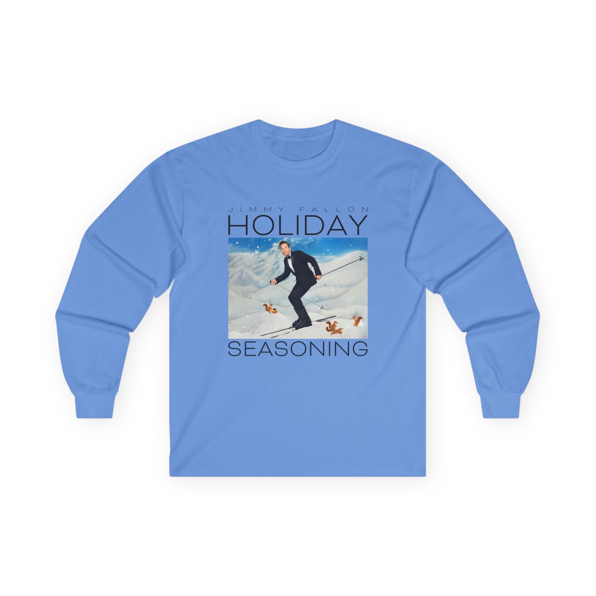 Jimmy Fallon Holiday Seasoning Unisex Ultra Cotton Long Sleeve Tee