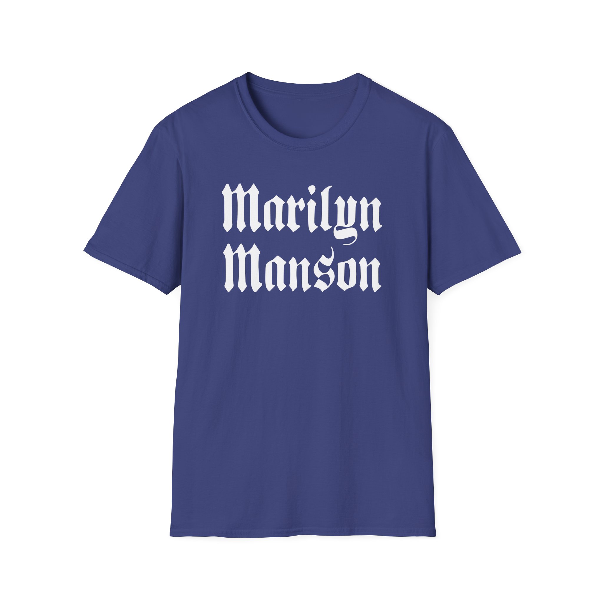 Marilyn Manson Goth Logo Unisex Softstyle T-Shirt